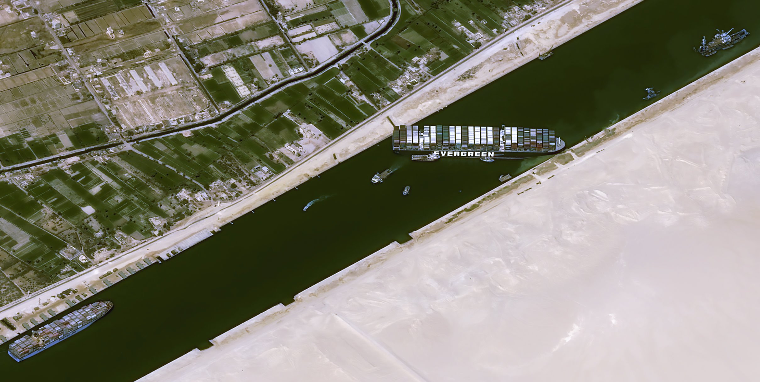 Blockade of the Suez Canal may reach product supply chains