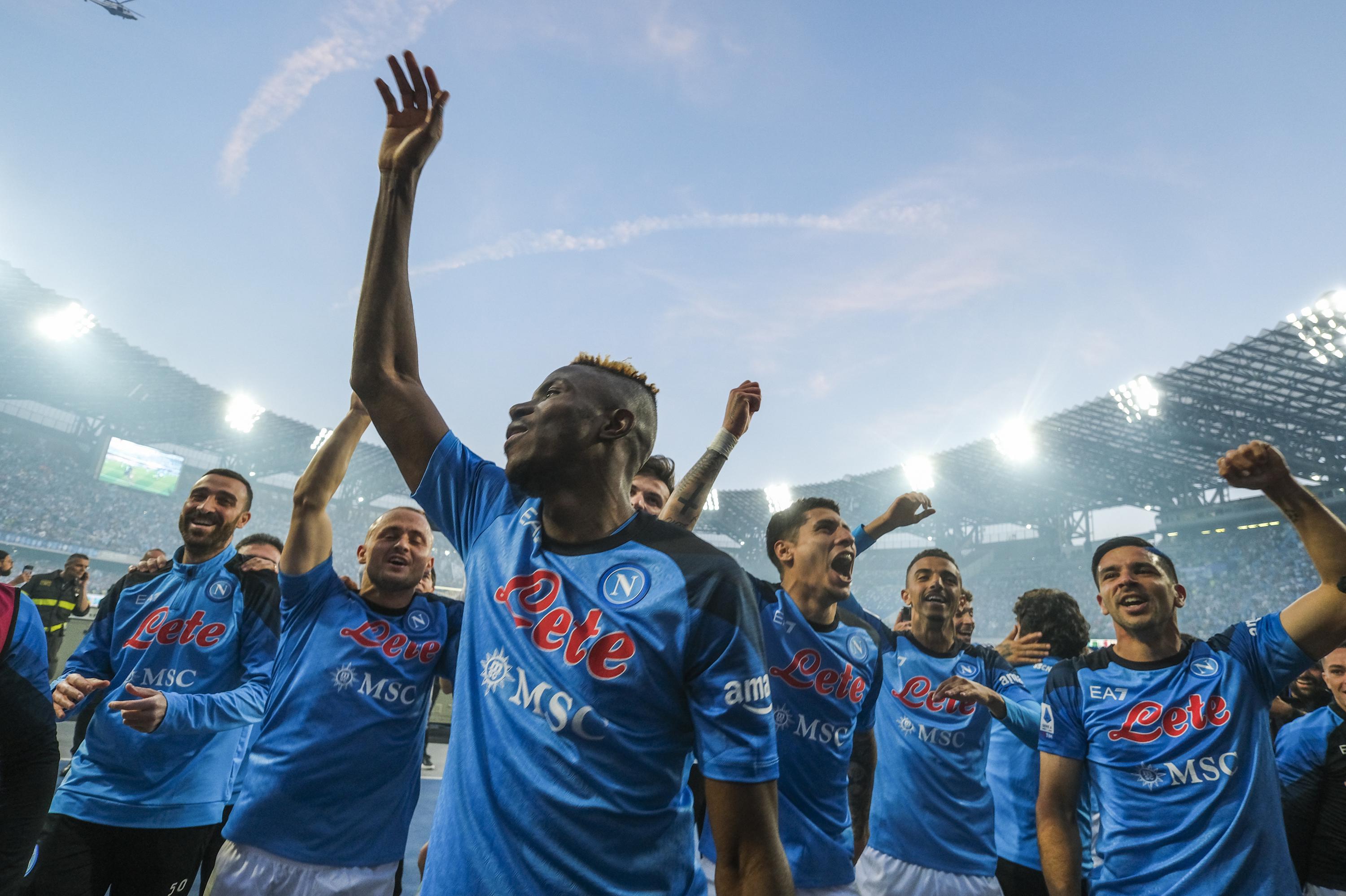 SSC Napoli Celebrate Serie A Title with 'Face Game' Kits Featuring  Individual Players – SportsLogos.Net News