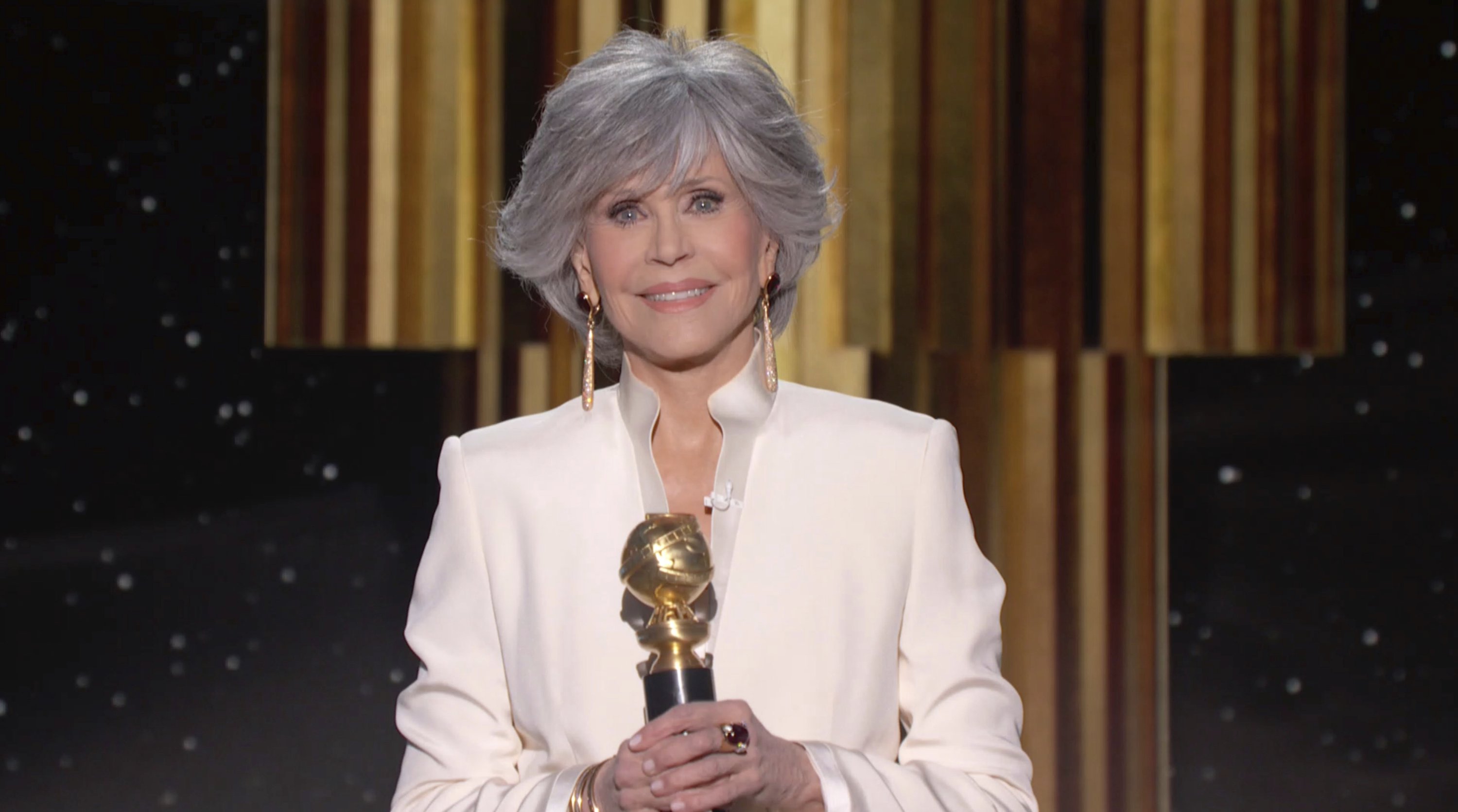 Fonda says Hollywood needs more diversity after Globes honor - Associated Press