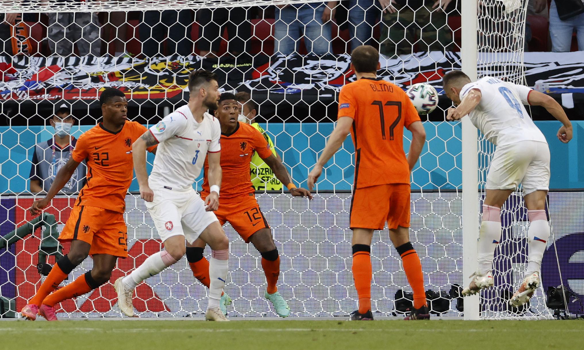 Czechs beat Netherlands 2-0 to reach Euro 2020 quarterfinals