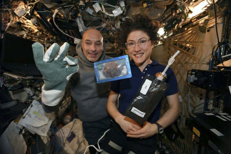 Risultato immagini per First space-baked cookies took 2 hours in experimental oven"