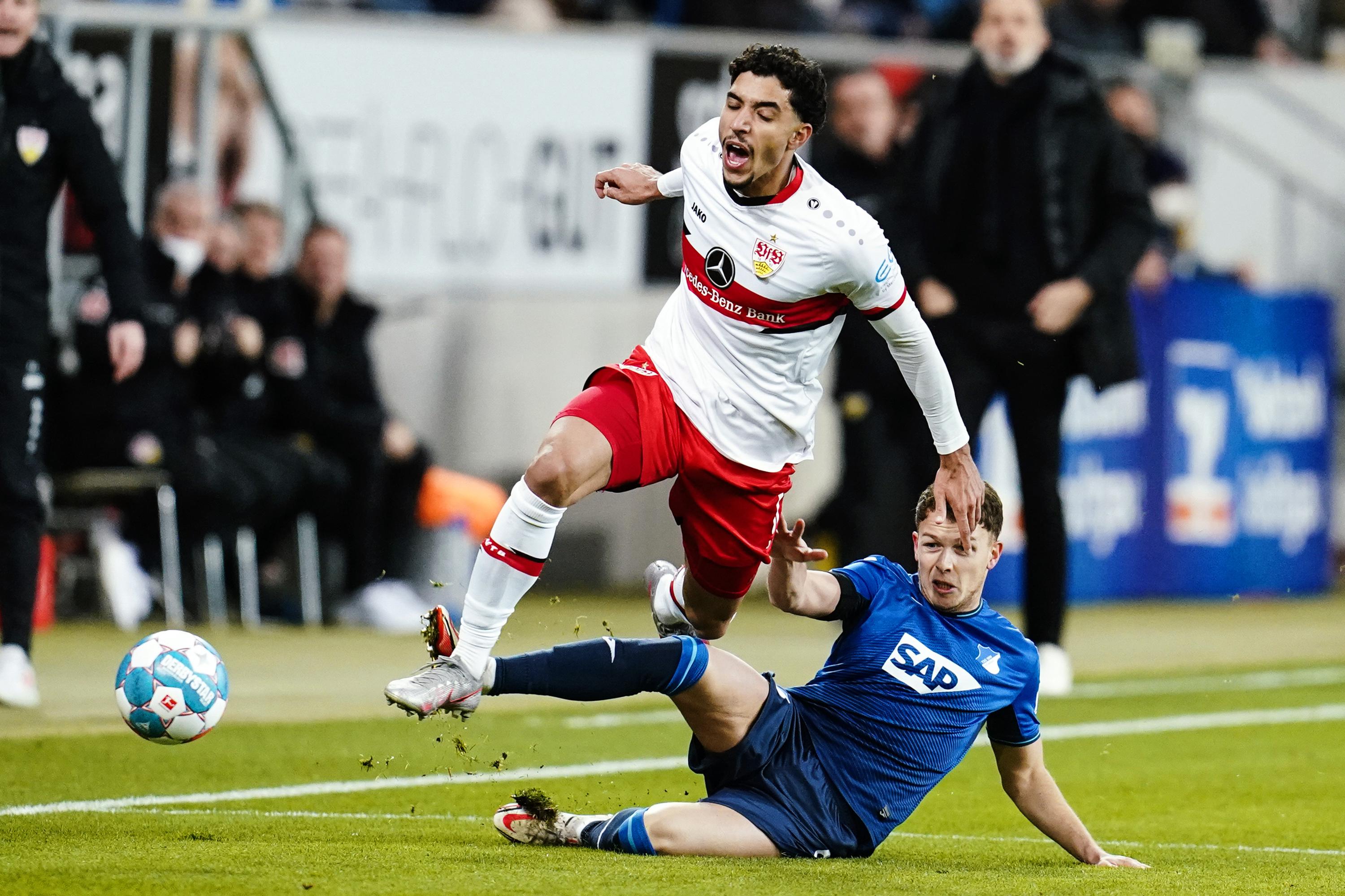 Stuttgart rues more late goals in 2-1 loss at Hoffenheim | AP News