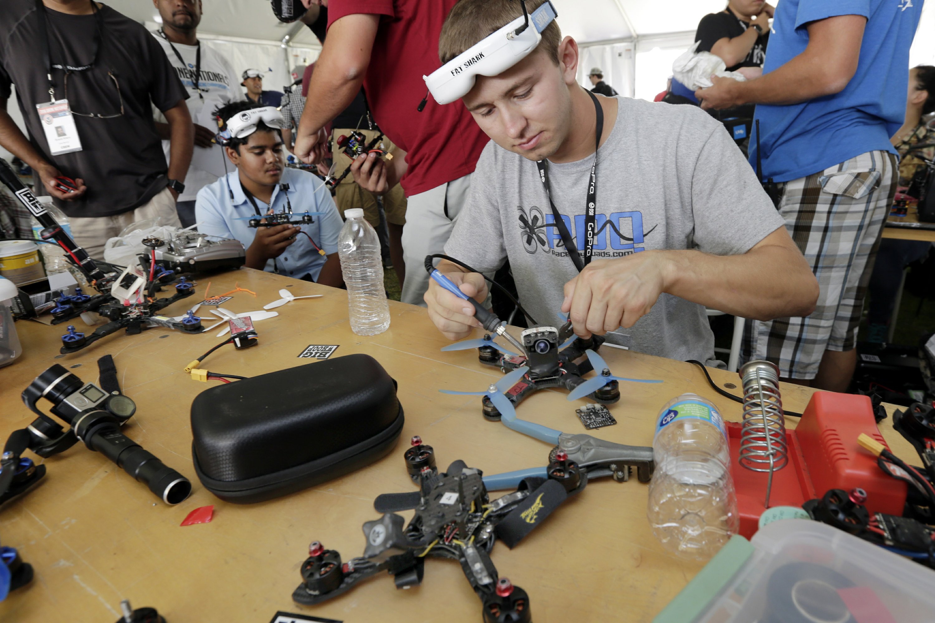 Plenty of overhead in this market Betting on drone races AP News