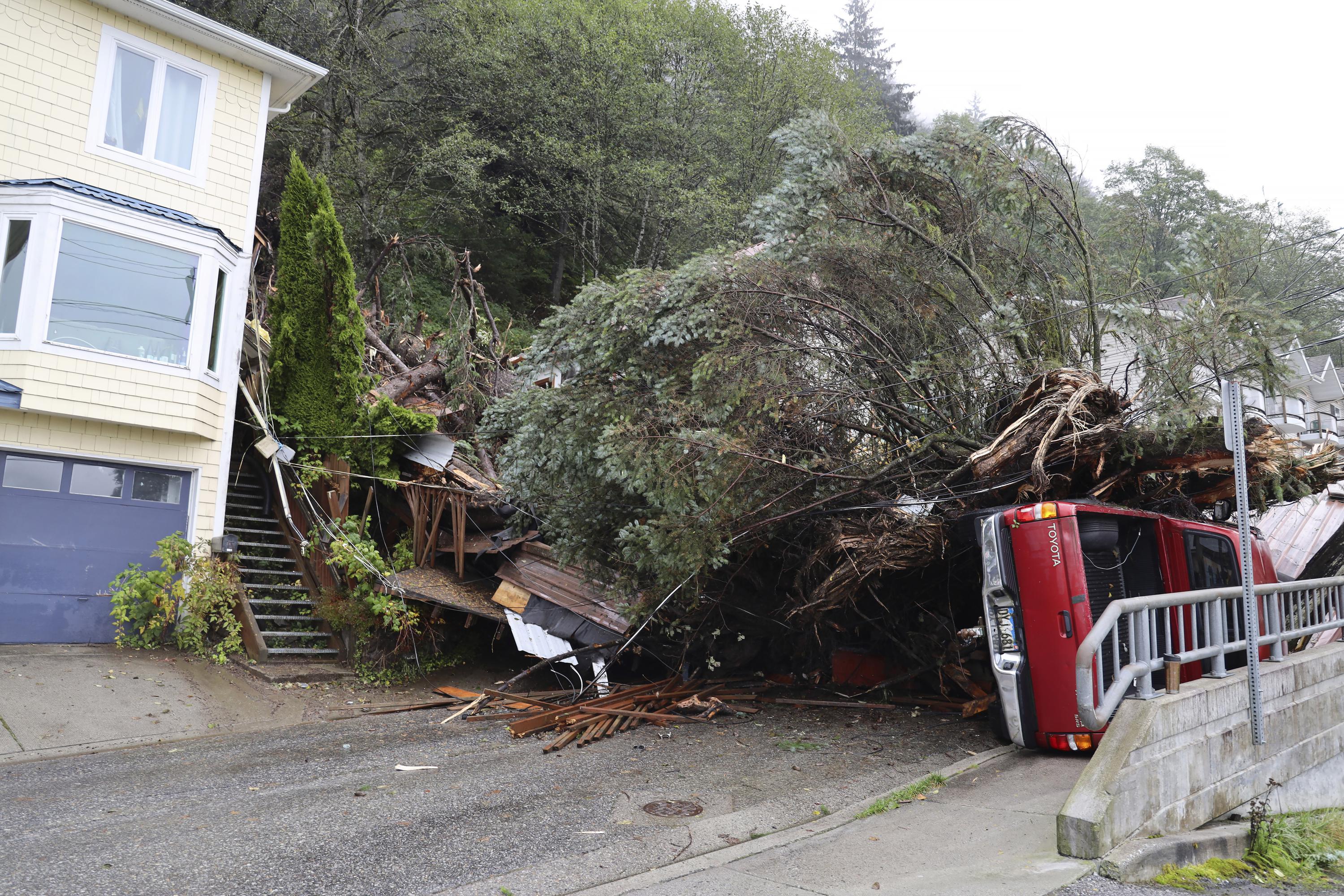 Crews begin removing landslide debris in Alaska's capital AP News