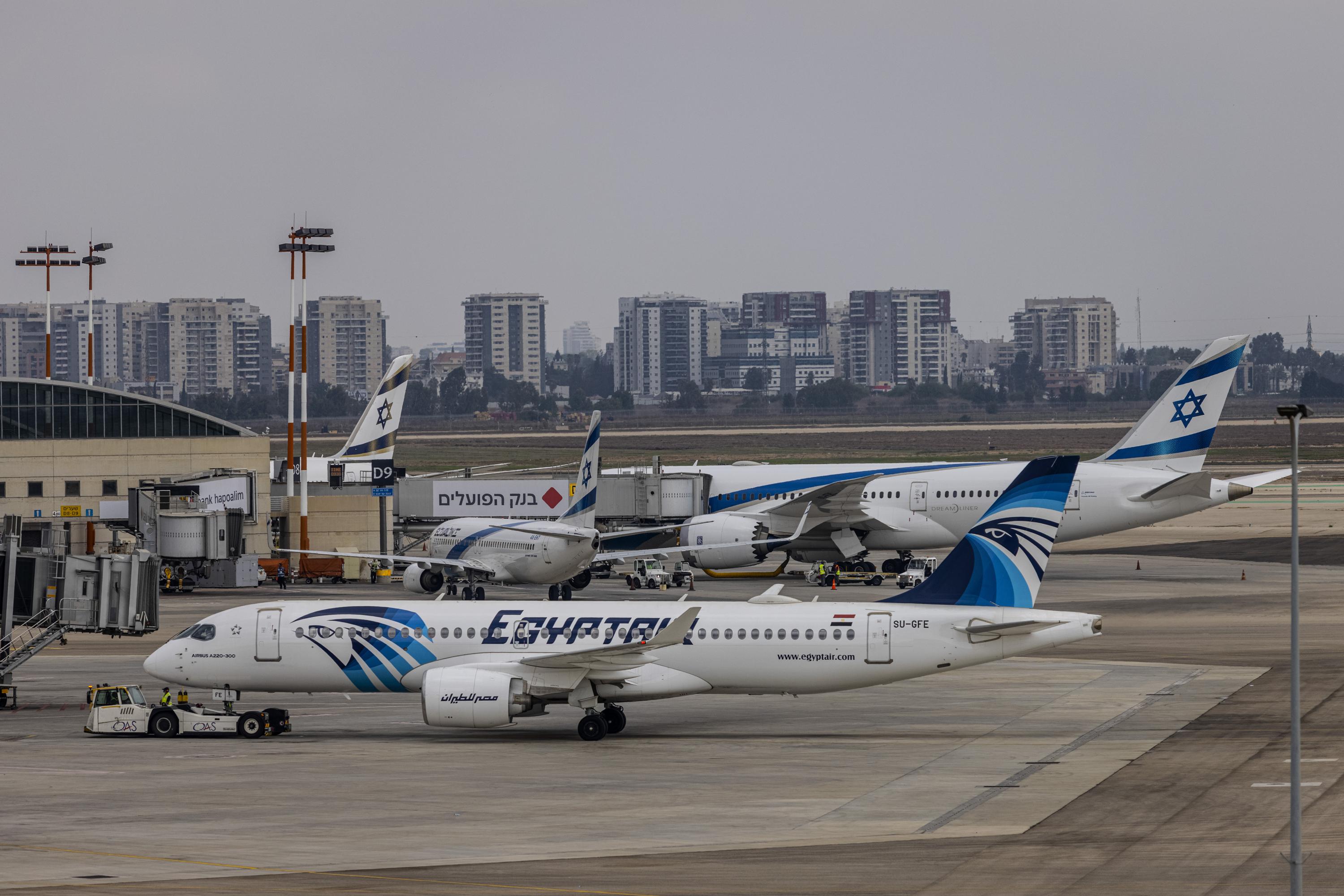 First official EgyptAir flight lands at Israel airport AP News