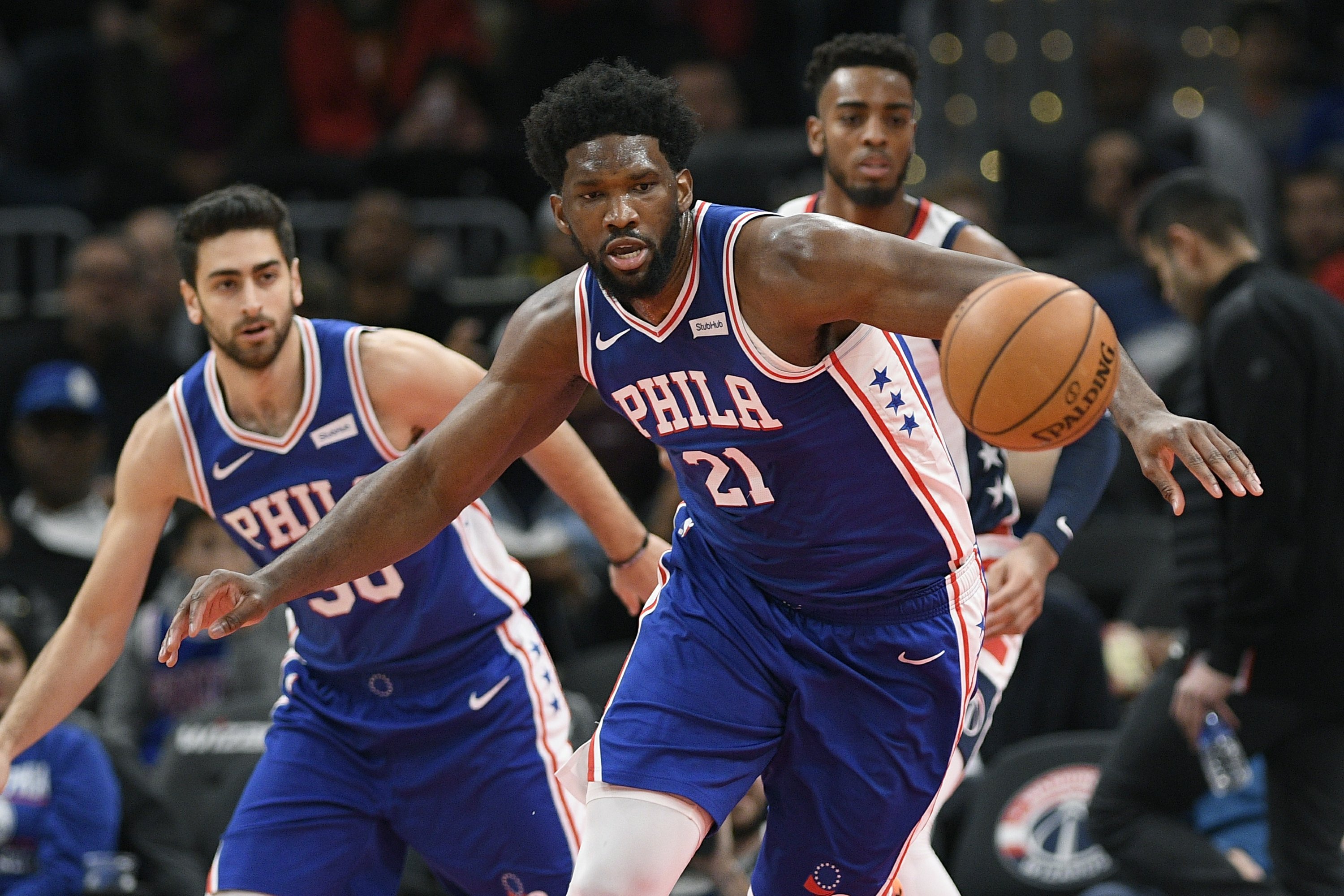 Embiid Simmons Have 15 Turnovers 76ers Lose At Wiz 119 113