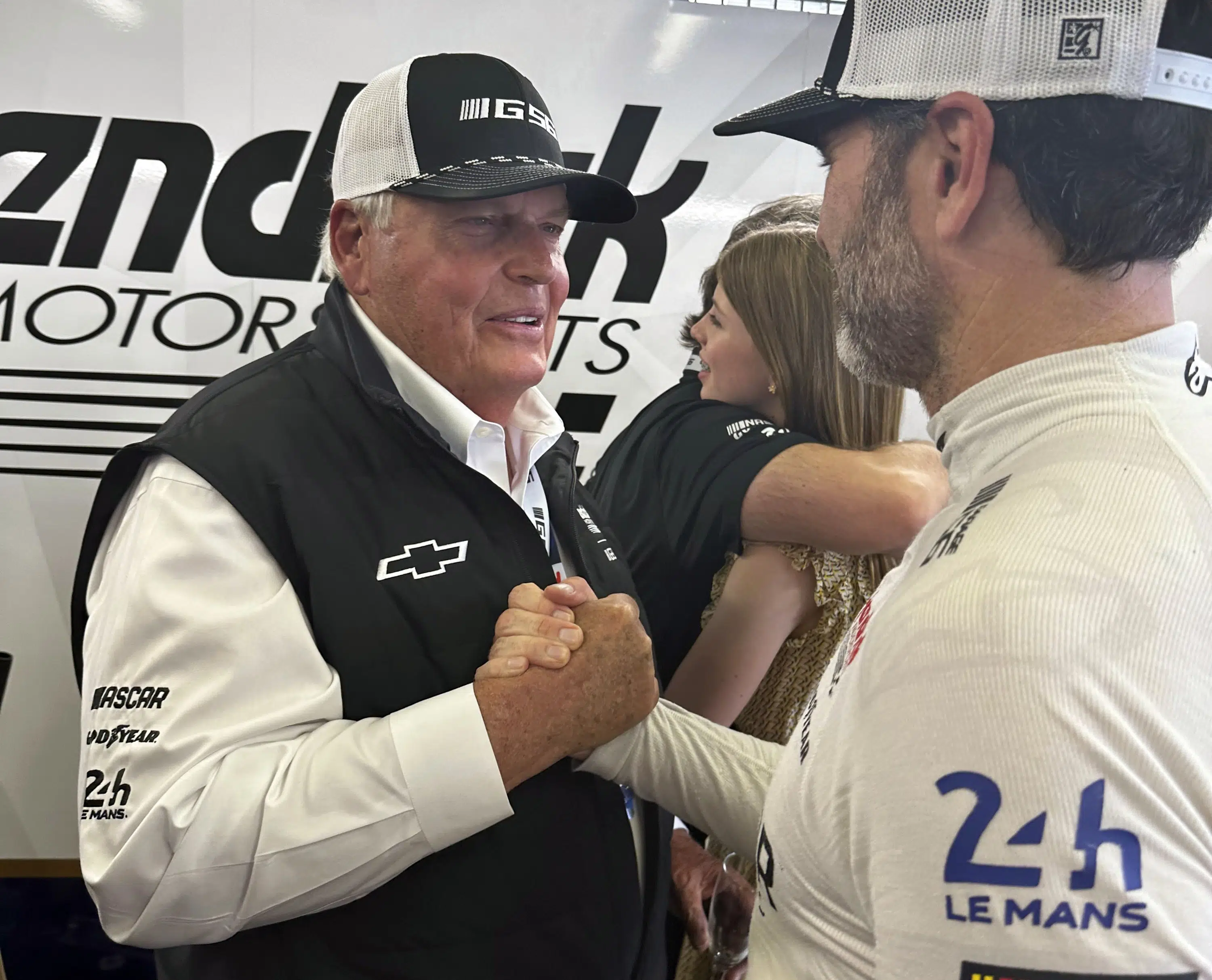 NASCAR and Hendrick Motorsports celebrate finishing the 24 Hours of Le Mans