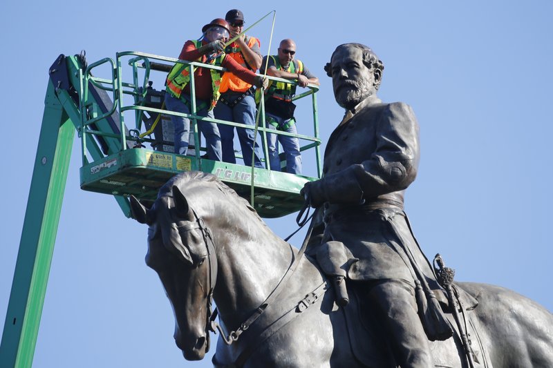 Plans to stop Virginia’s governor Ralph Northam’s administration from removing statue of Confederate Gen. Robert E. Lee