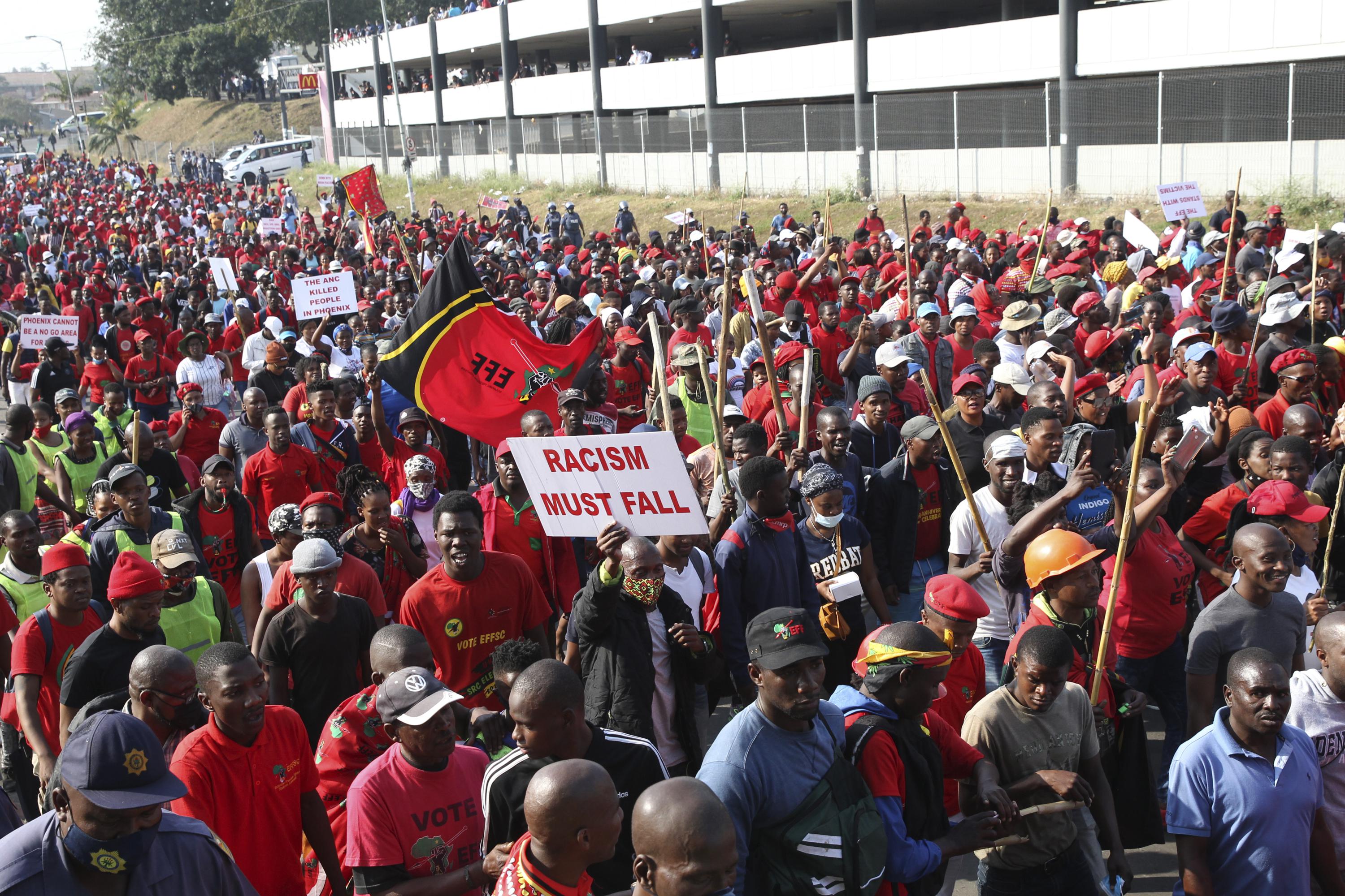 South Africans protest killings in Durban suburb in rioting AP News