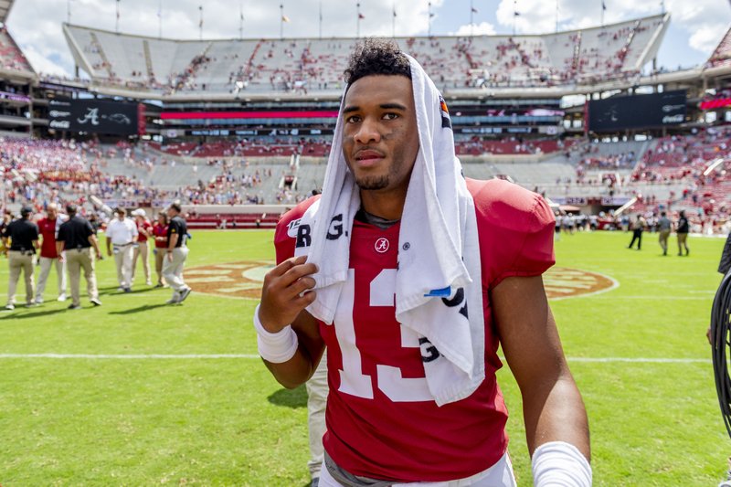 Alabamas Tagovailoa Improves In Football If Not Fortnite