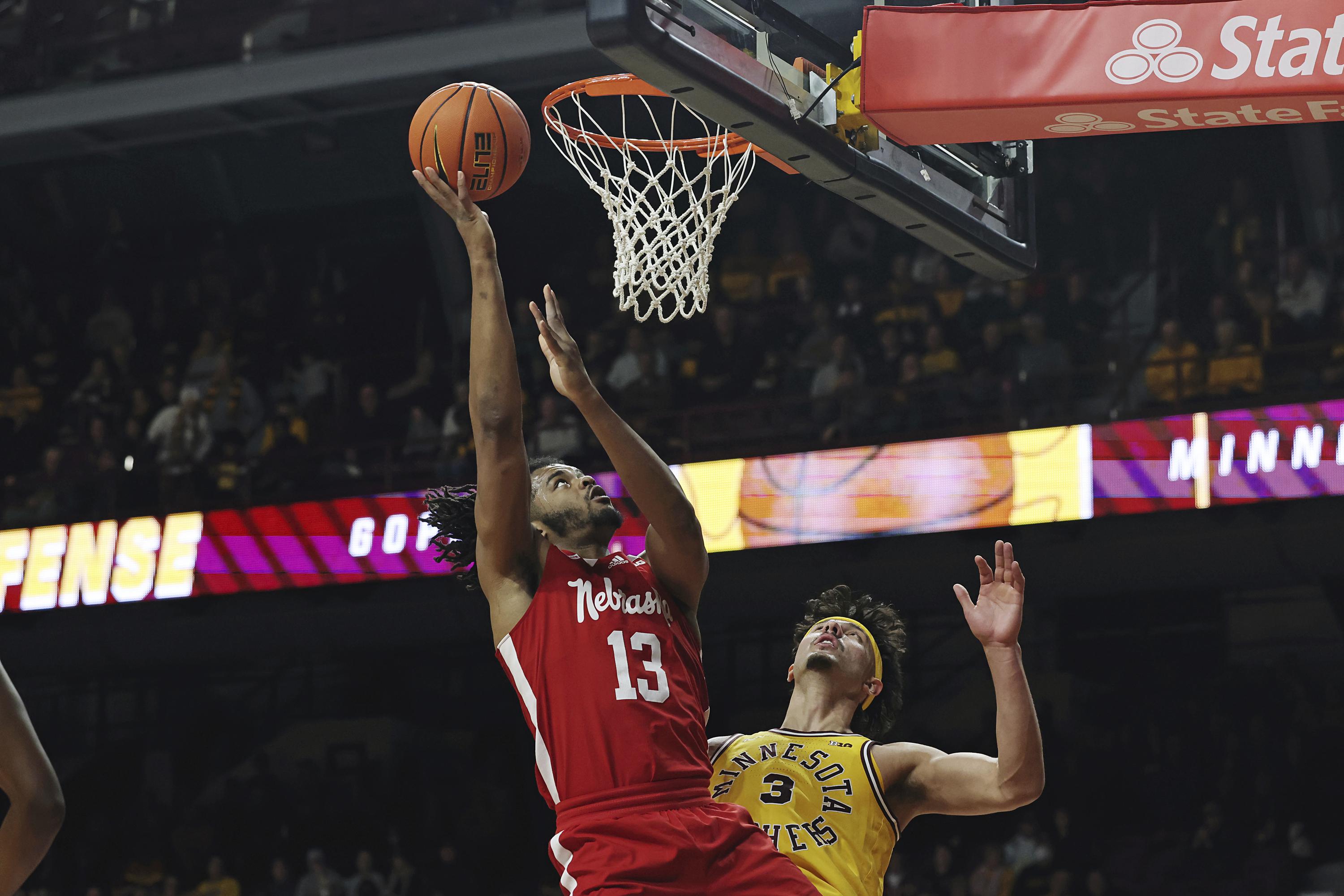 Walker has 22, Nebraska wins at Minnesota in OT, 8179 AP News