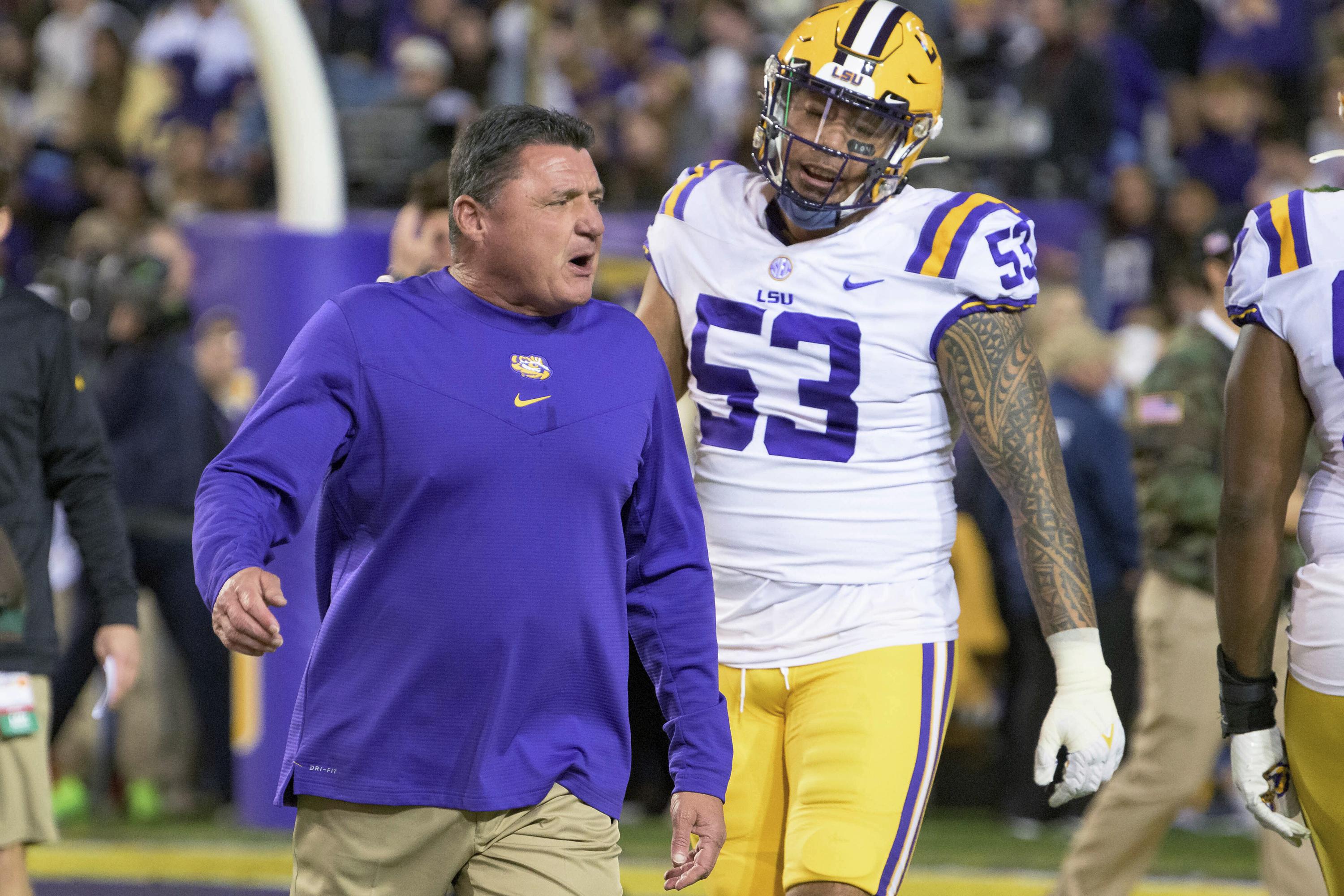 LSU hosts ULM with bowl eligibility at stake for both teams | AP News