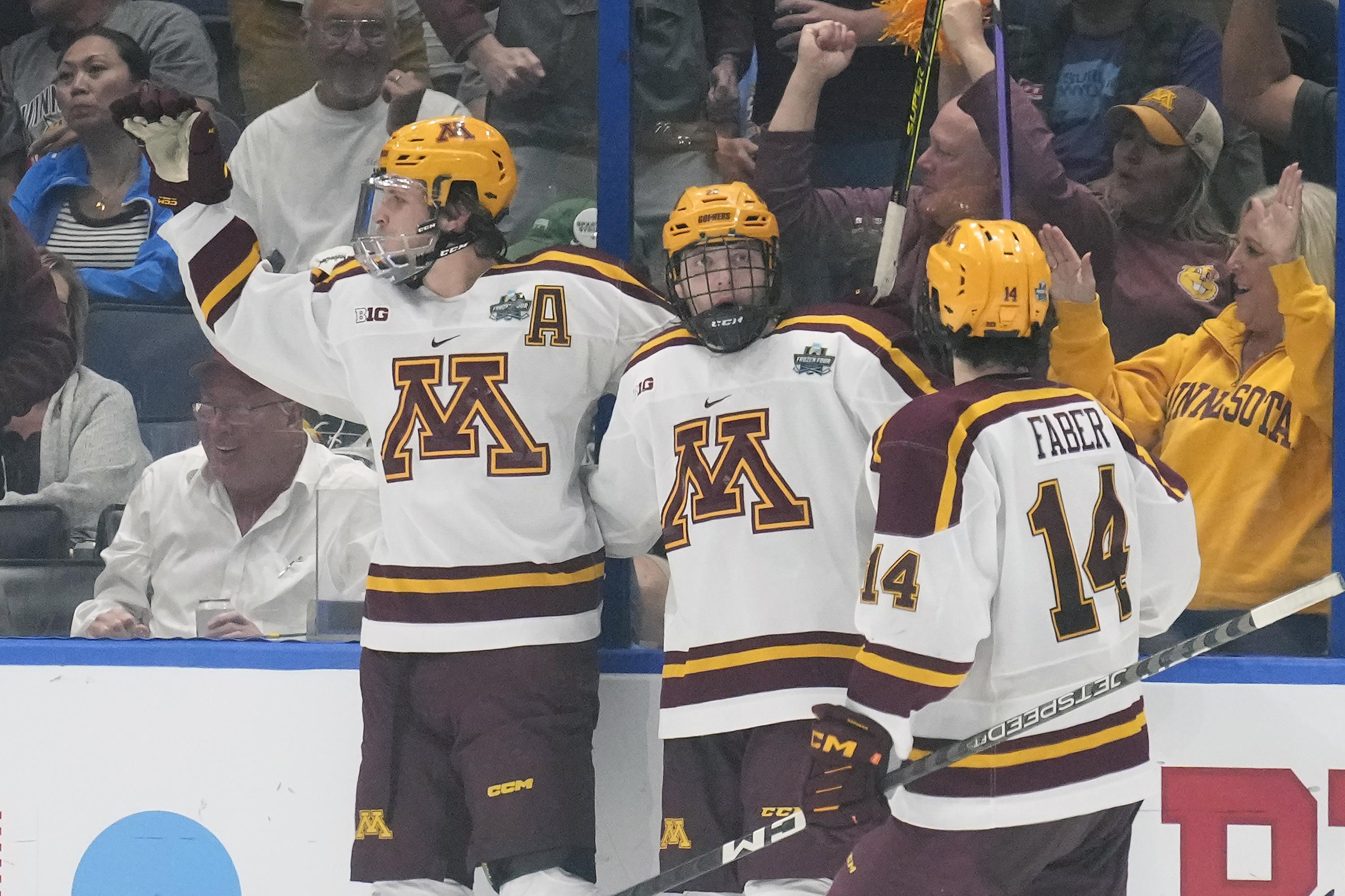 Wild sign defenseman Faber fresh from NCAA runnerup Gophers AP News