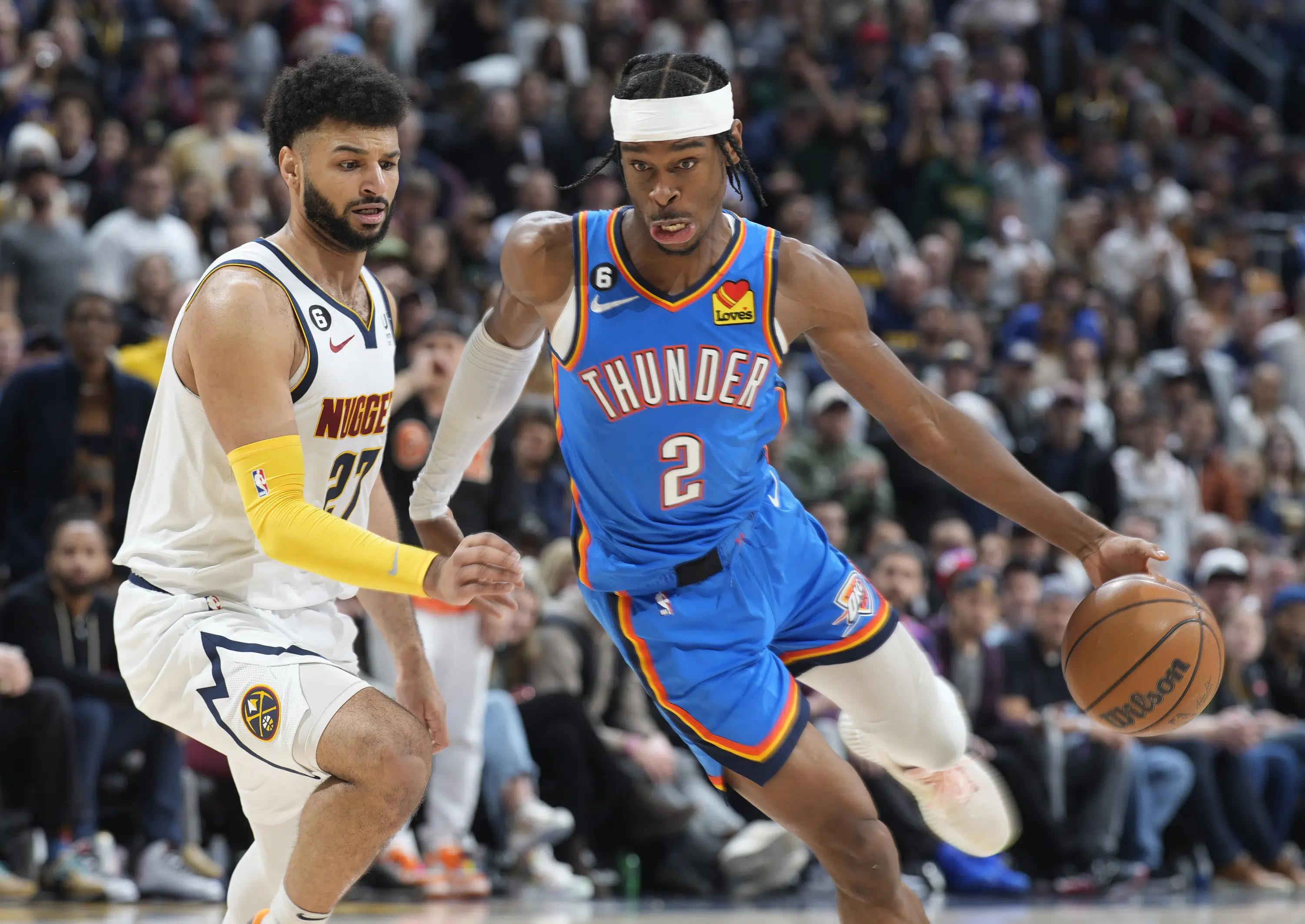 Thunder snap Nuggets' nine-game win streak 101-99