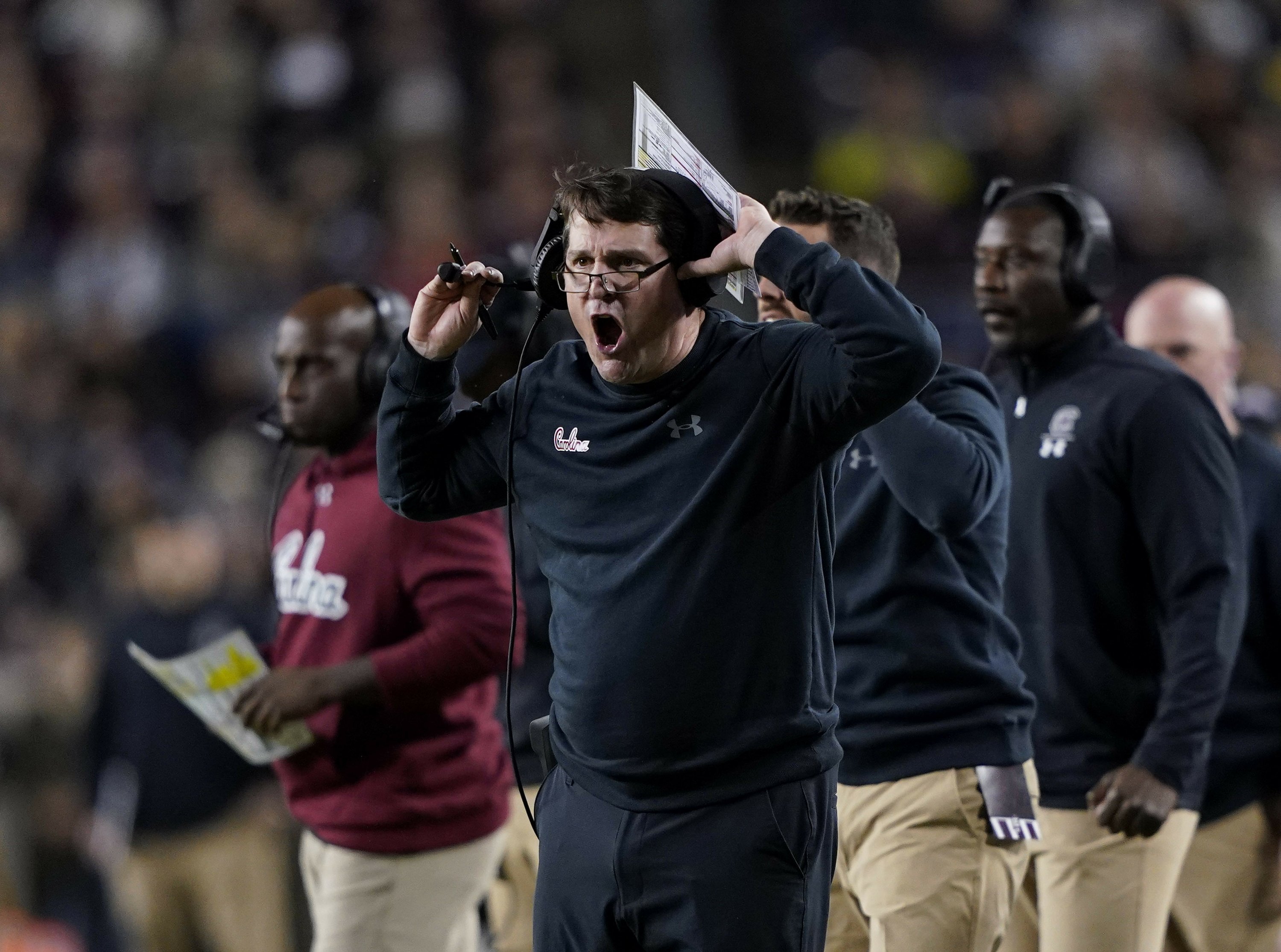 Rare View Ex Tiger Feaster Now On South Carolina Sideline