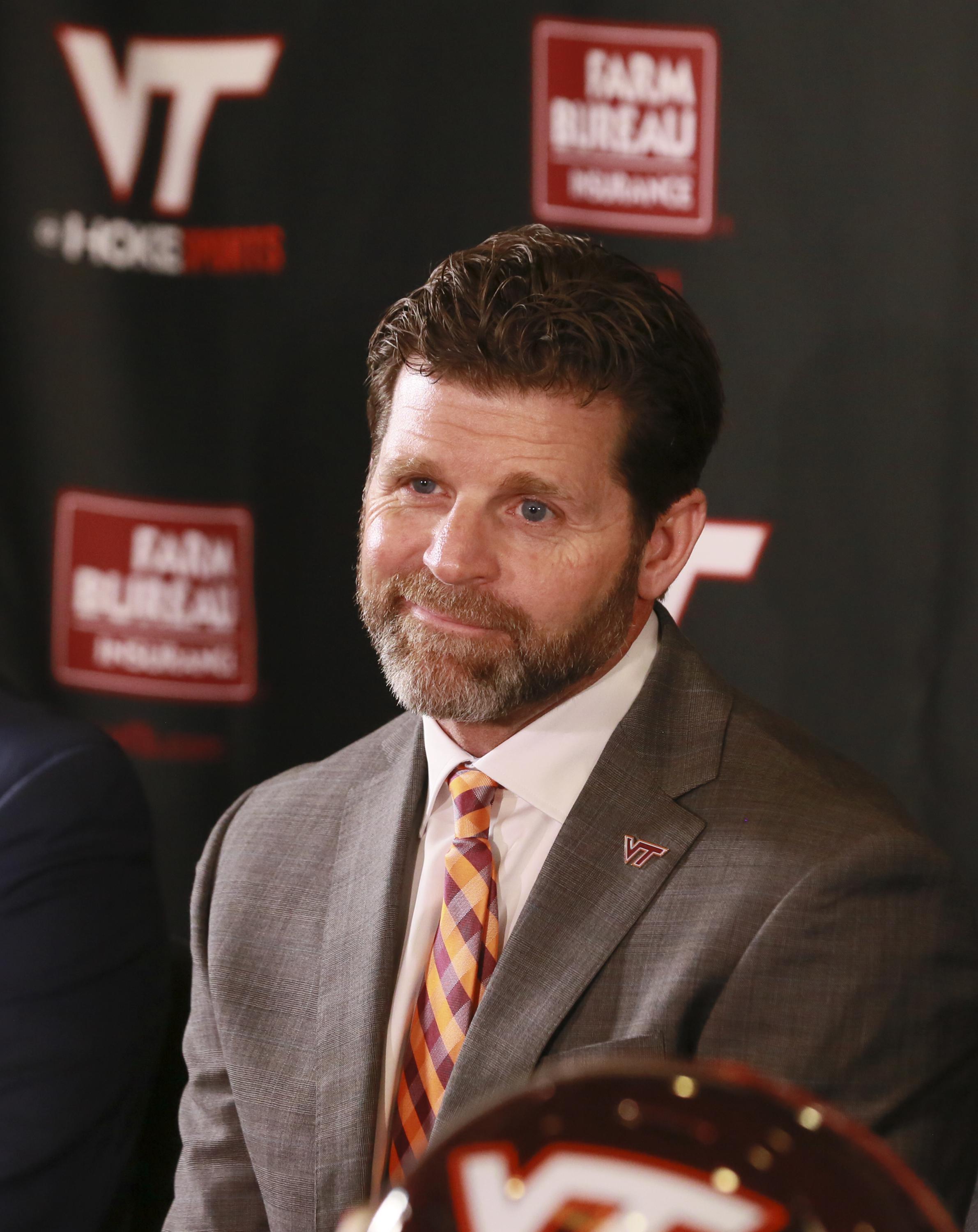 Pry: 'Honored, humbled' to be Virginia Tech football coach | AP News