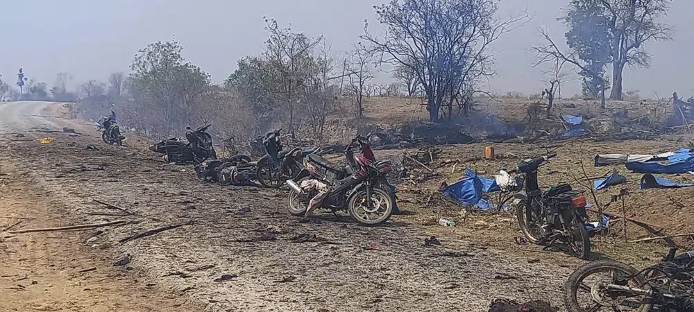 Report: Myanmar Used Fuel-Air Explosive Against Civilians post image