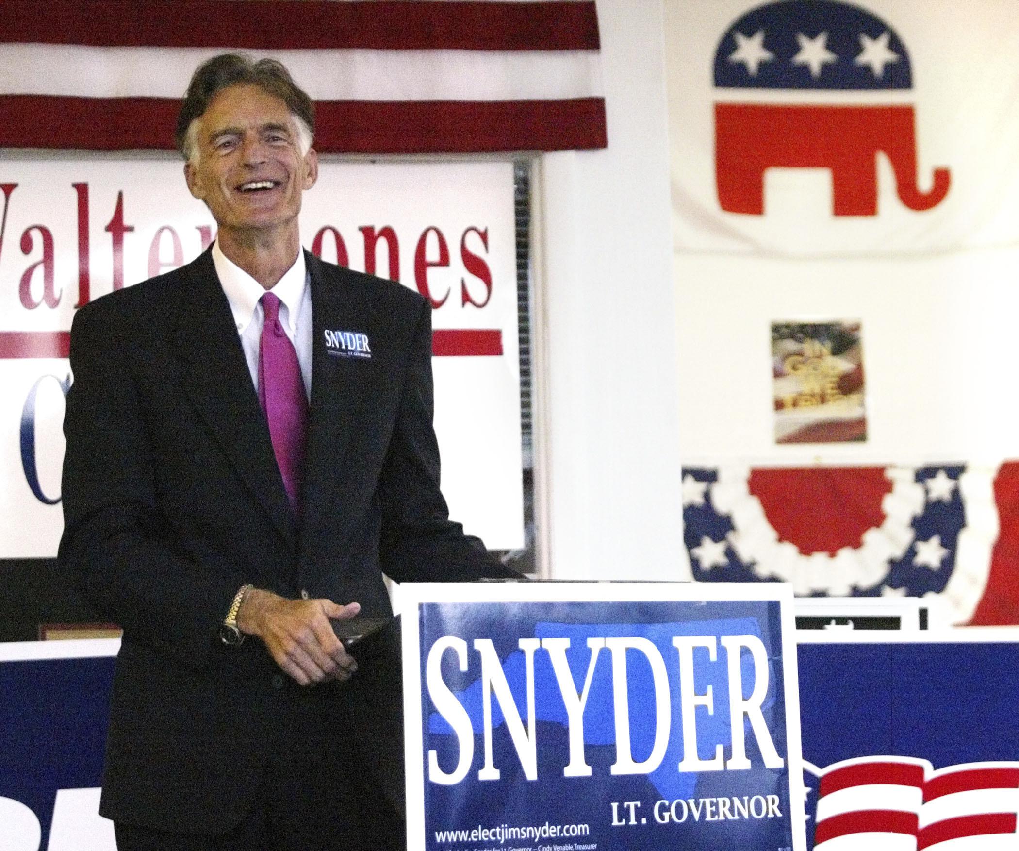 N. Carolina Republican candidate Jim Snyder dead at 76 AP News