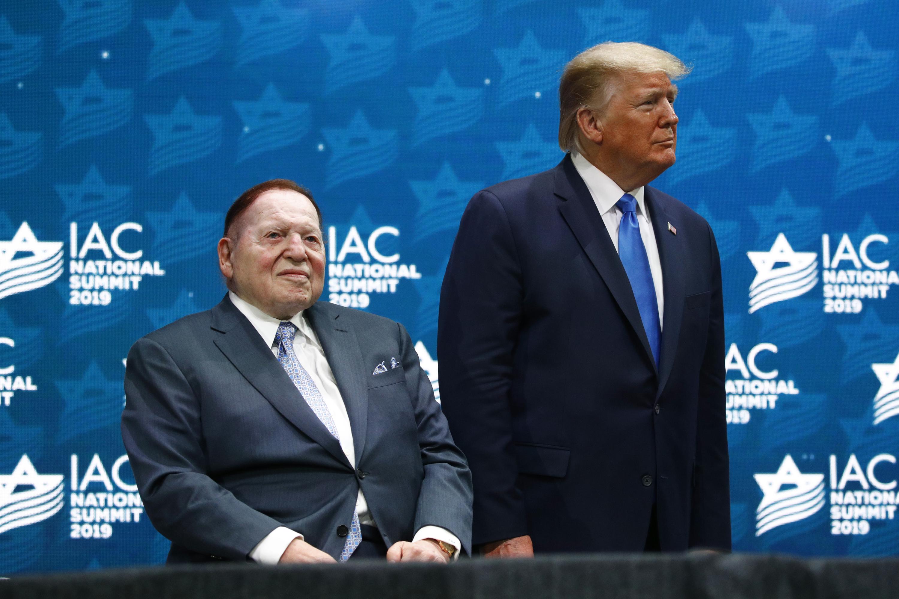 Trump, Pence and Reid respond to Sheldon Adelson’s death