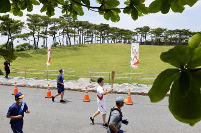 Olympic Torch Relay Detour Diving Test Event Opens In Tokyo