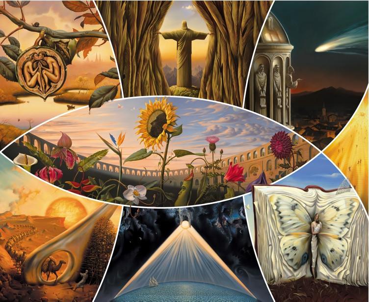 Vladimir Kush Presents His New Artwork 'Matrix of Religion' AP News