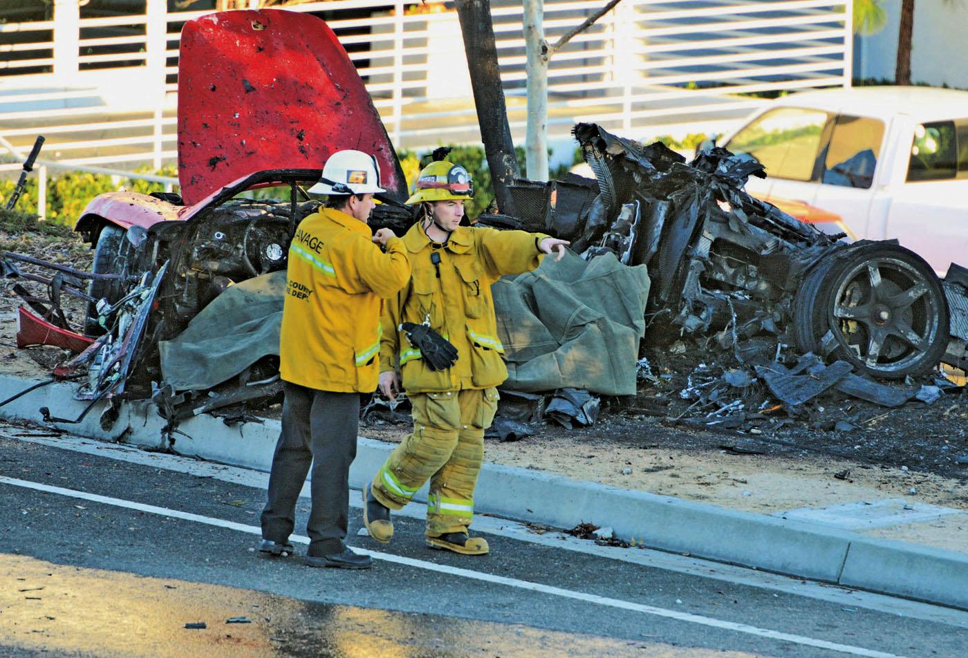 Officials: Speed a factor in Walker's deadly crash | AP News