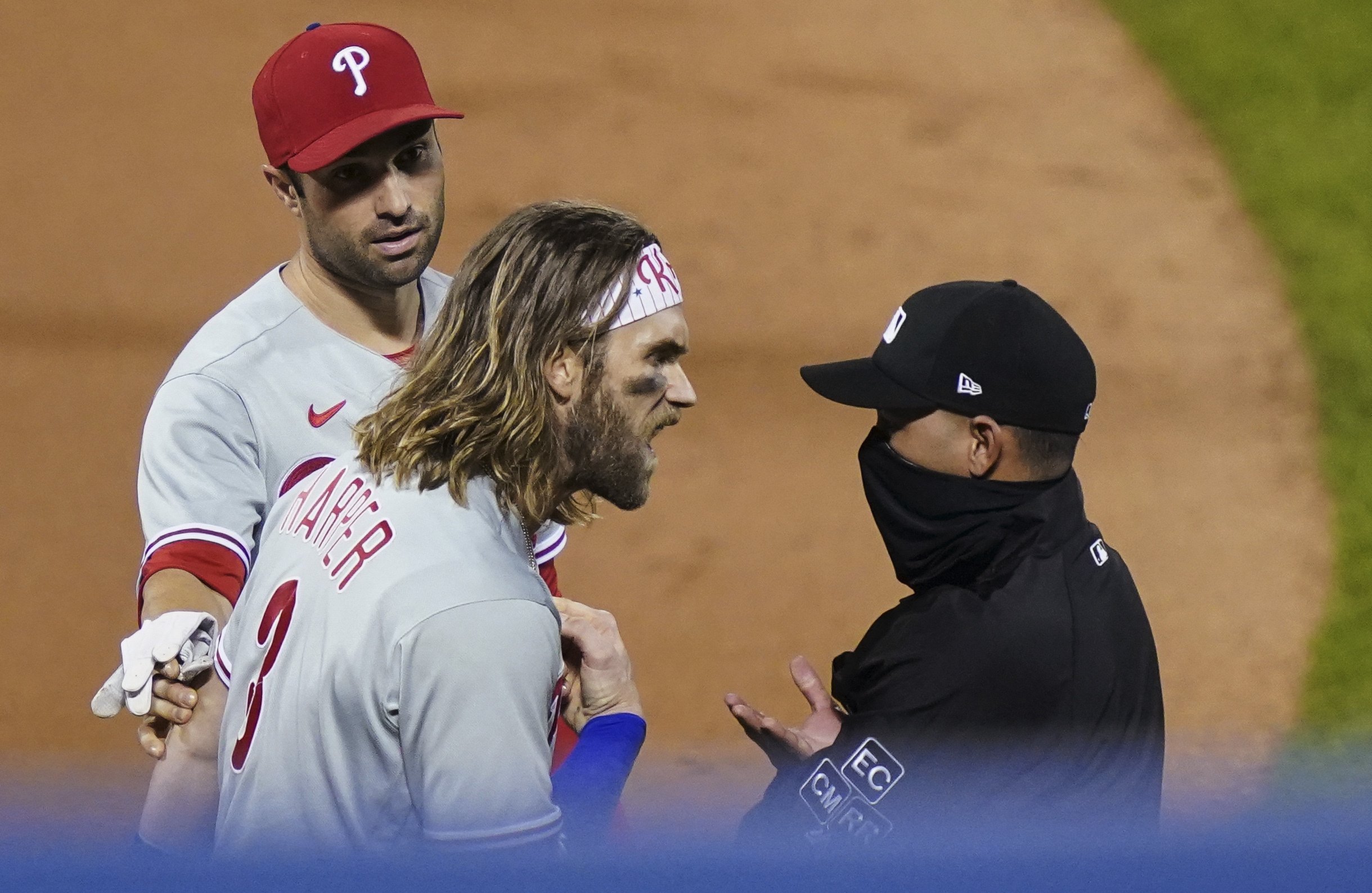 Phillies Star Bryce Harper Ejected Arguing Fair Foul Call