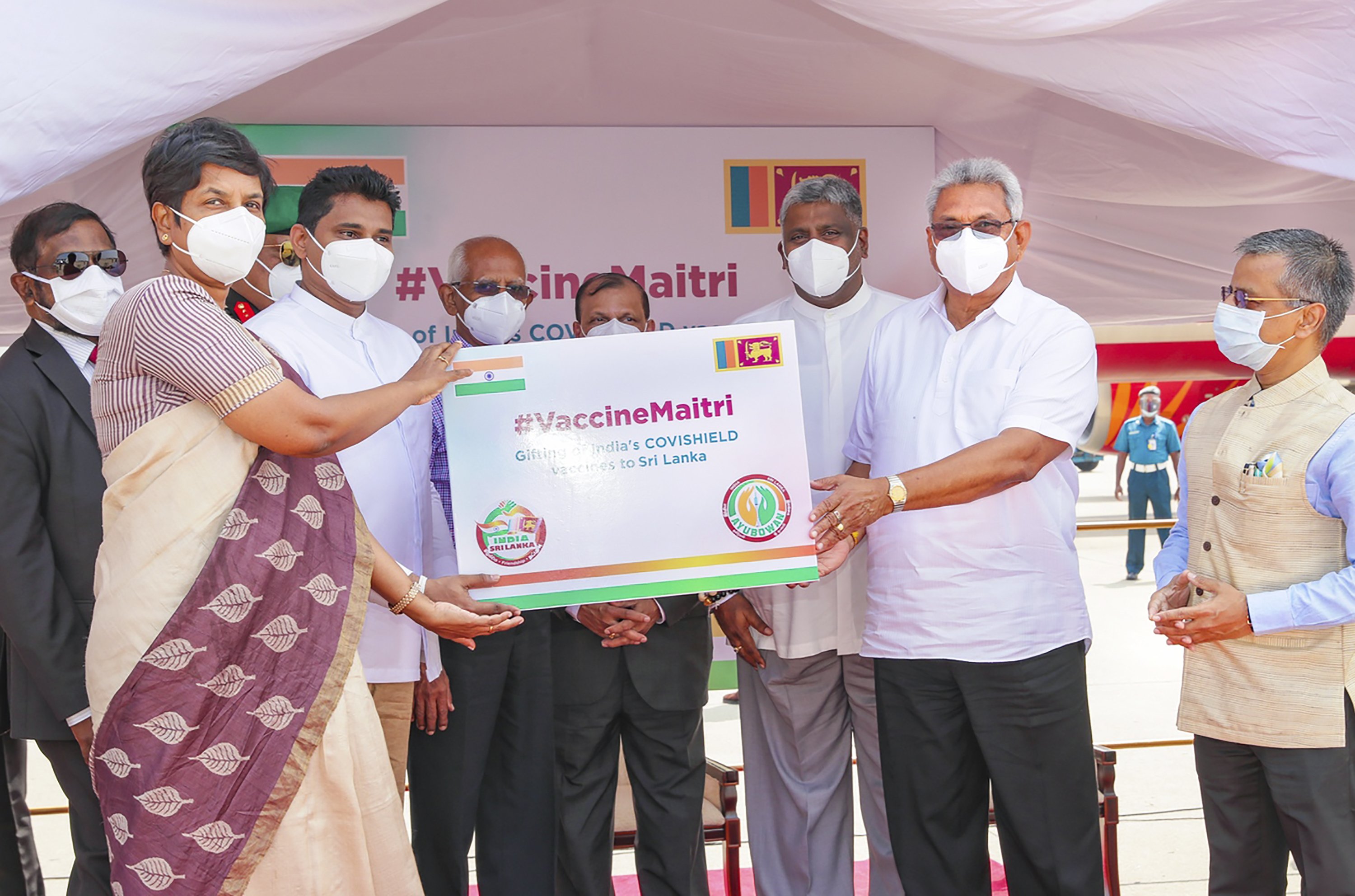 India is donating the first 500,000 doses of vaccine to Sri Lanka