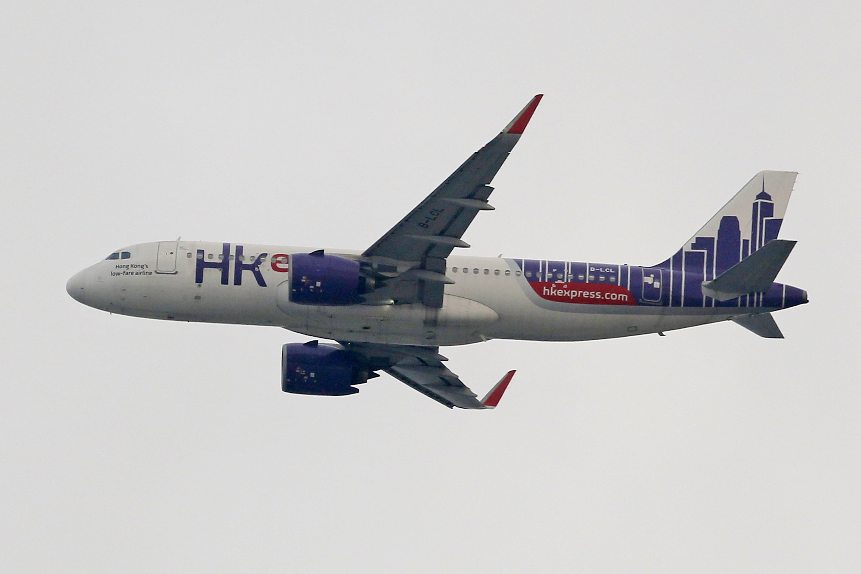 Low cost airline HK Express resuming - 3000 