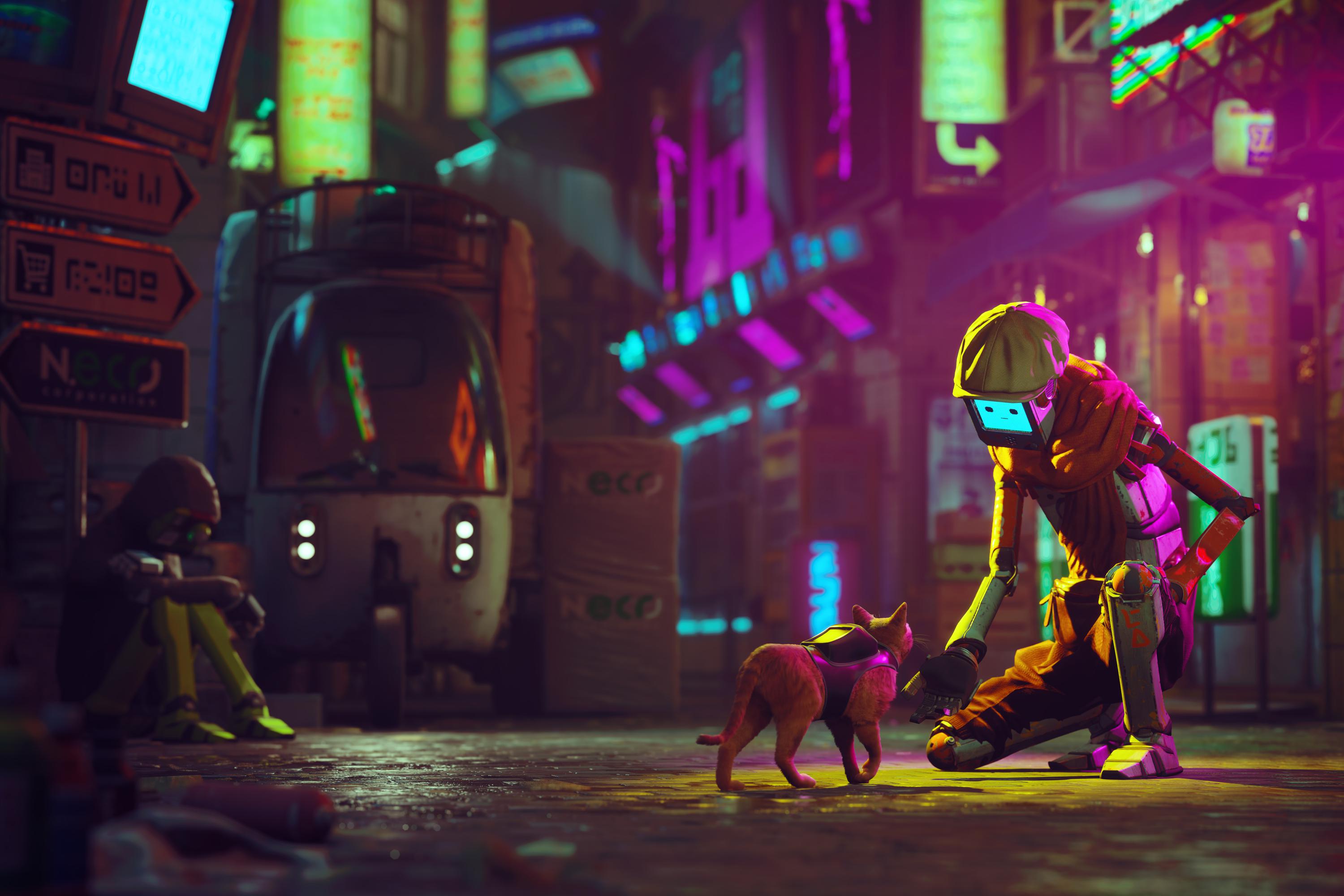 Stray' — the videogame where you play as a cat — is breaking the