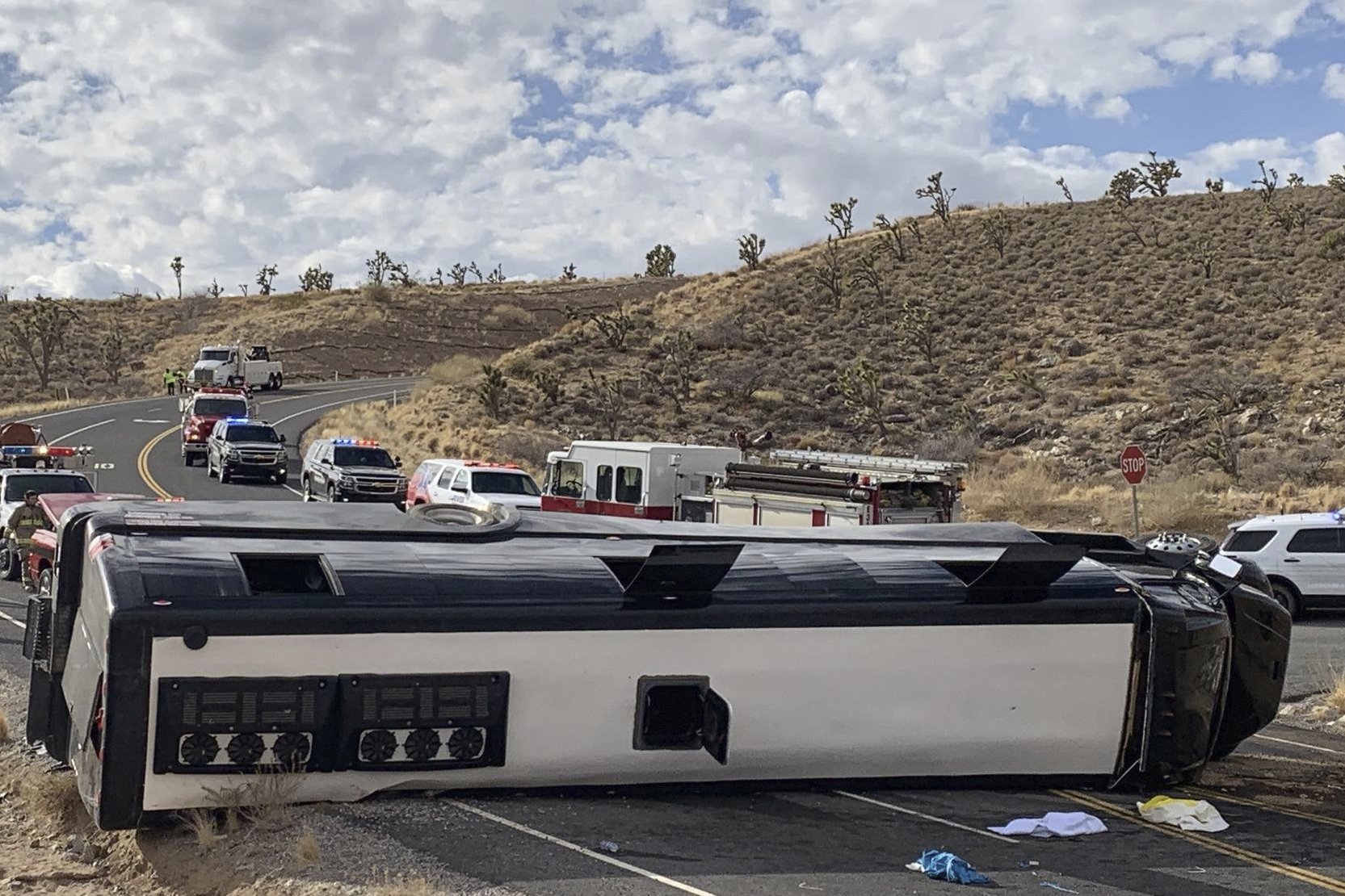 The bus to Grand Canyon passes over;  1 death, 2 critical