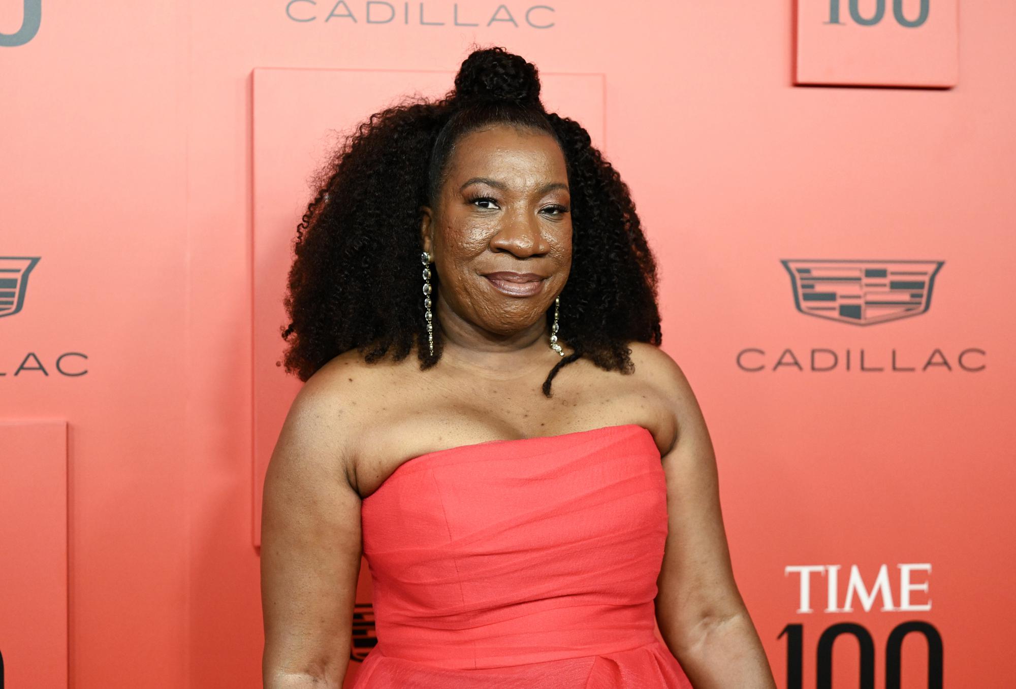 FILE - MeToo founder Tarana Burke attends the TIME100 Gala celebrating the 100 most influential people in the world on June 8, 2022, in New York. (Photo by Evan Agostini/Invision/AP, File)