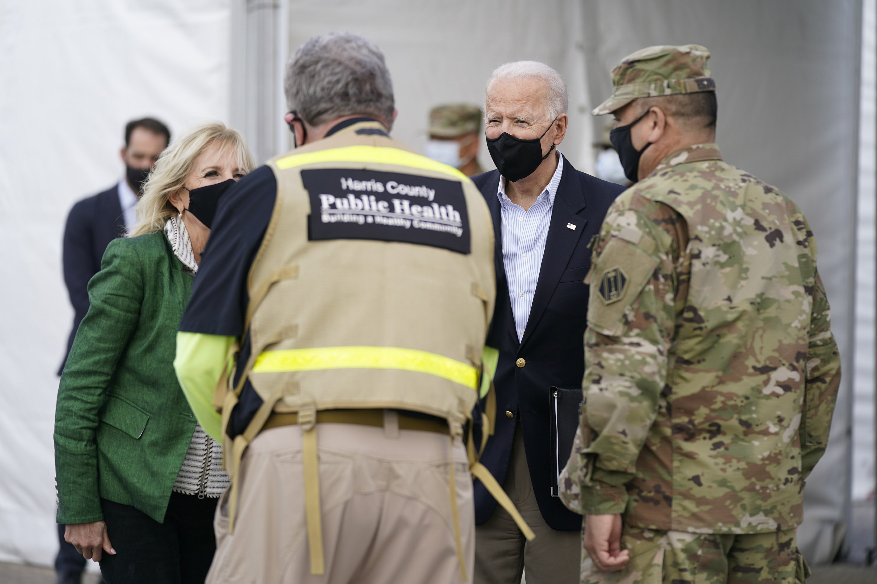 Biden investigates Texas weather damage and encourages virus withdrawals