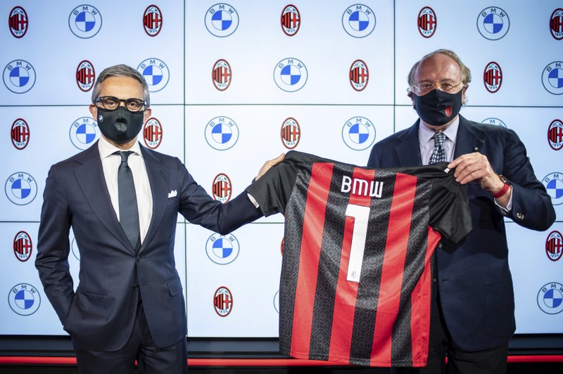 Ac Milan Signs Multi Year Partnership Deal With Bmw