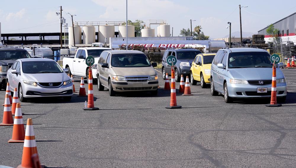 These Photos Show the Staggering Food Bank Lines Across America