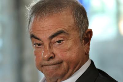 Archivo - El exdirector de Nissan-Renault Carlos Ghosn habla durante una entrevista con The Associated Press en Dbayeh, Líbano, el 25 de mayo de 2021. (AP Foto/Hussein Malla, Archivo)