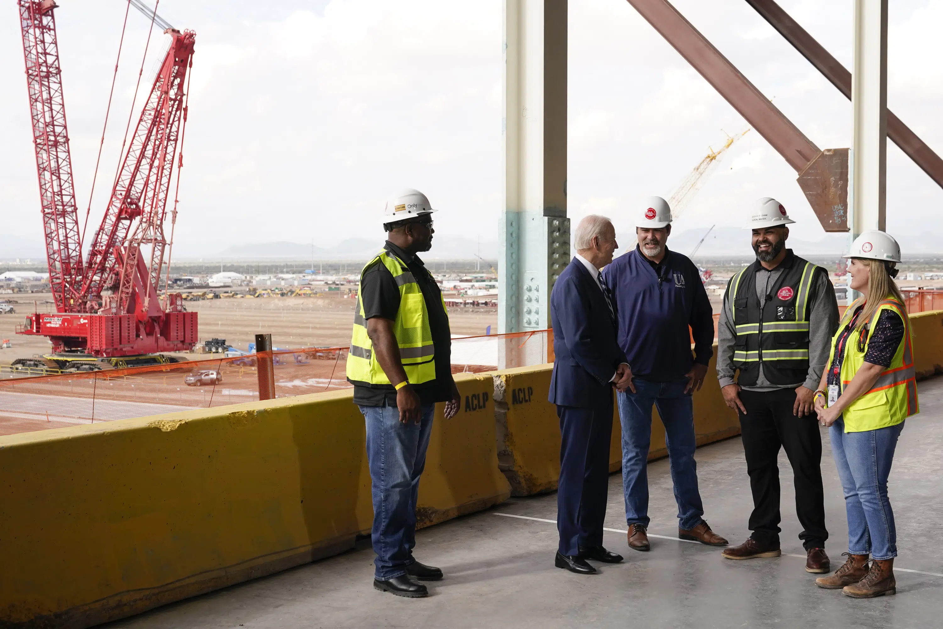 Biden visits Arizona computer chip site, highlights jobs