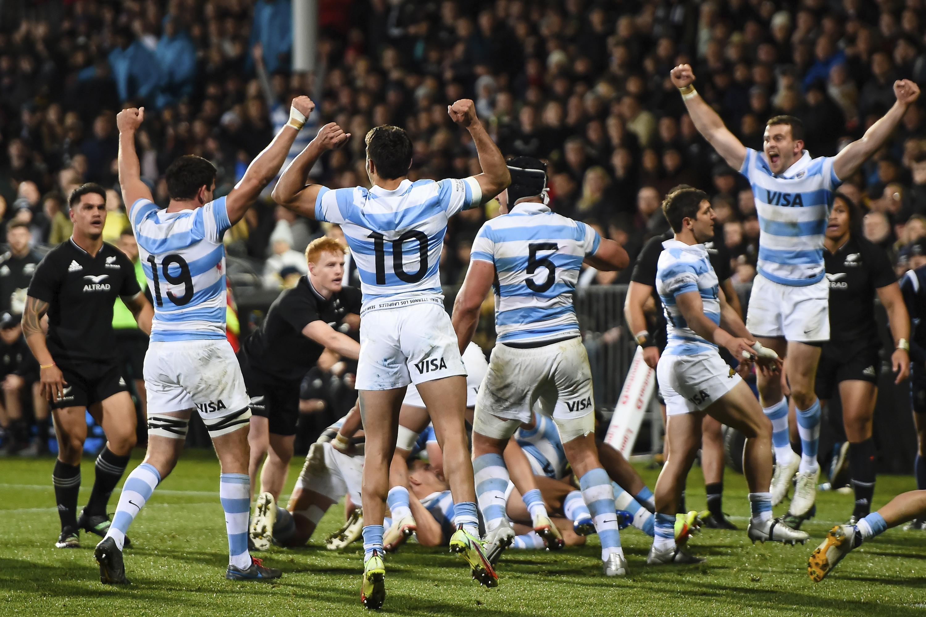 Pumas beat All Blacks for 1st time in New Zealand AP News