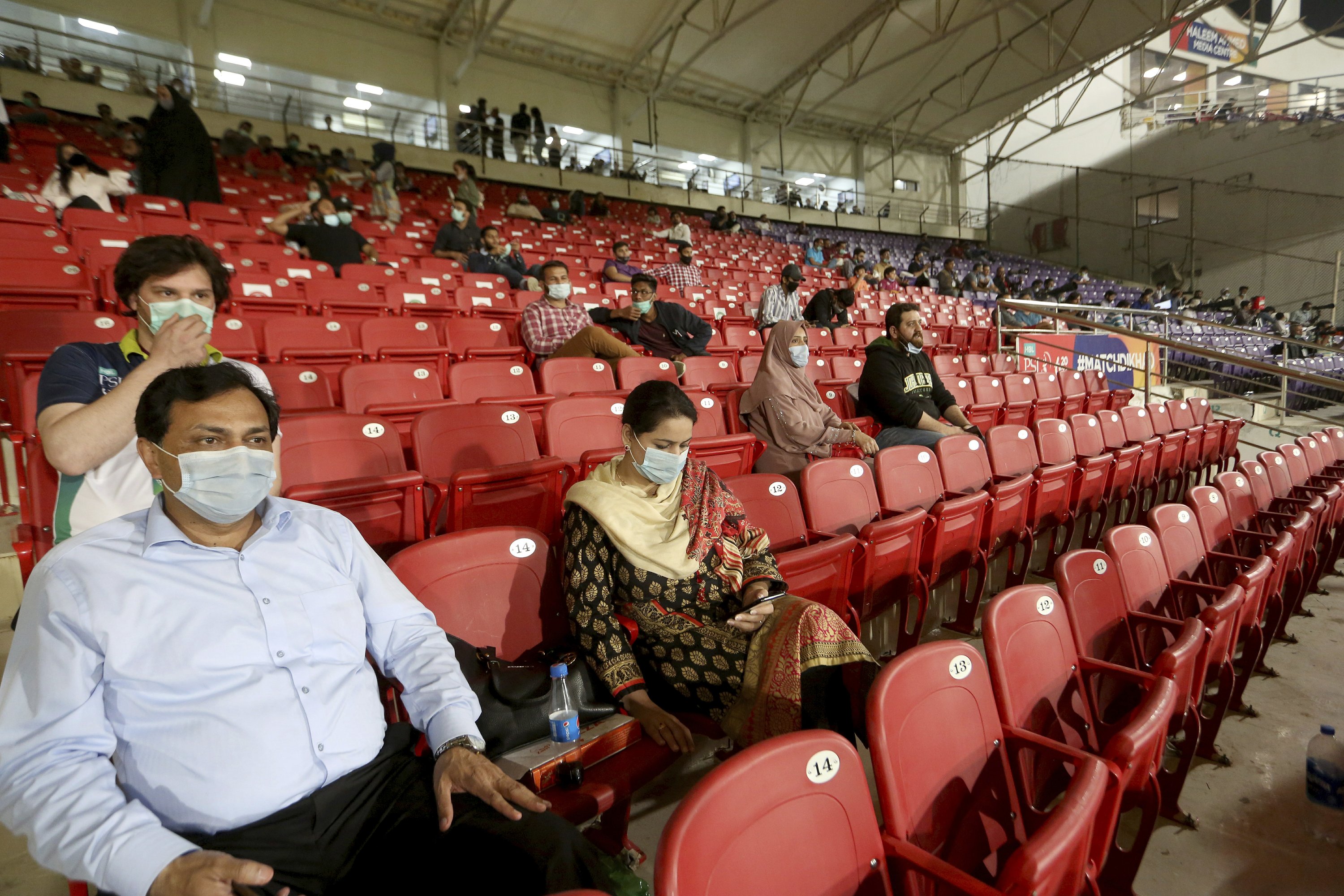 Cricket crowds in Karachi increased to 50 for PSL games AP News