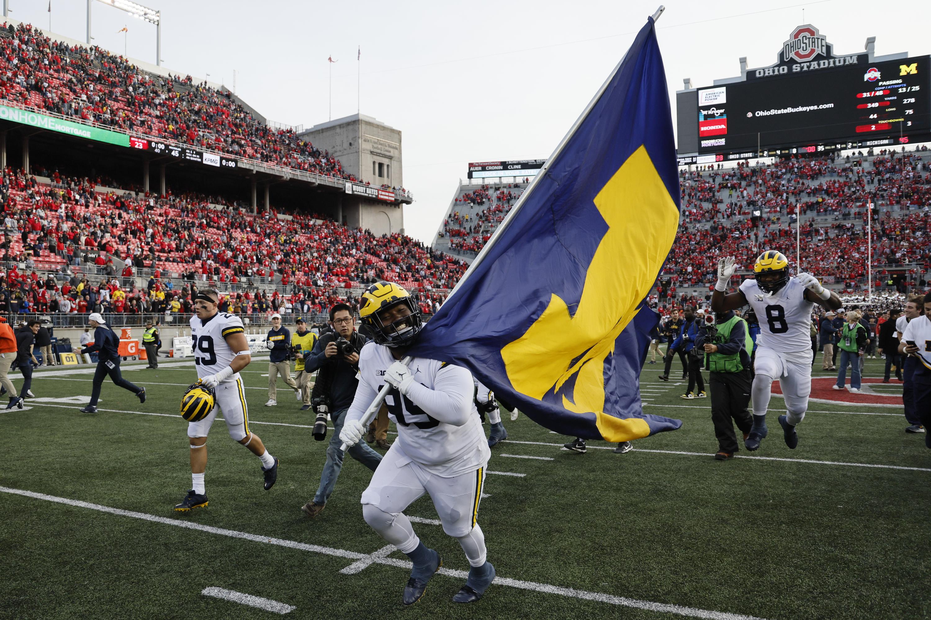 No 3 Michigan Beats Ohio State For 2nd Straight Year 45 23 AP News