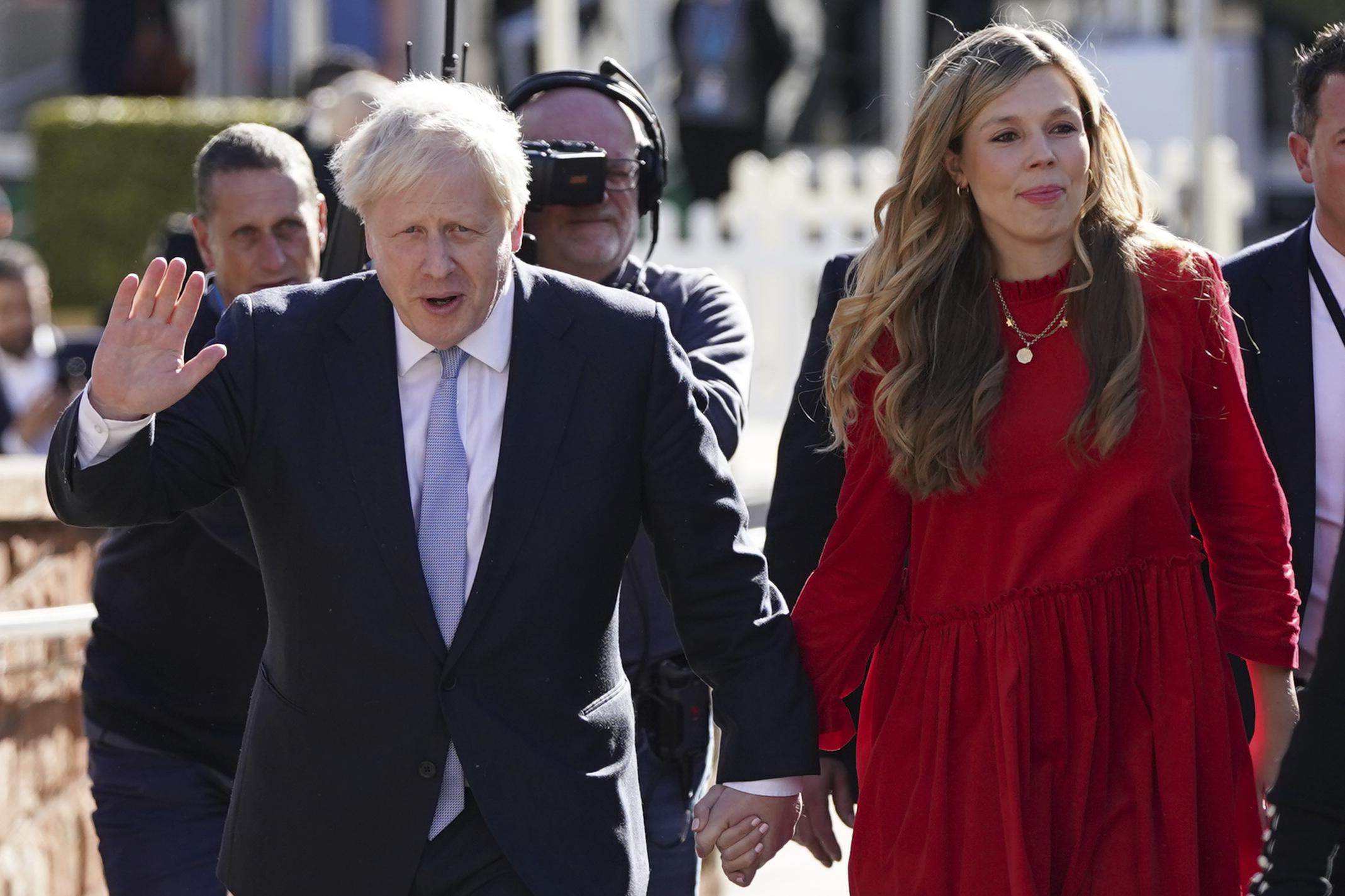 UK Prime Minister Johnson's wife gives birth to baby girl AP News