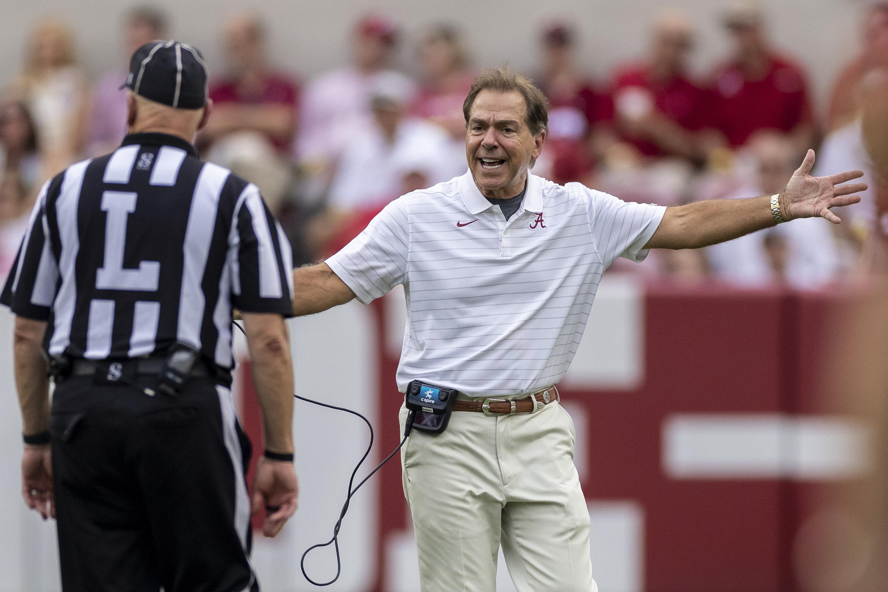 Topranked Alabama faces A&M team unranked after 2 losses AP News