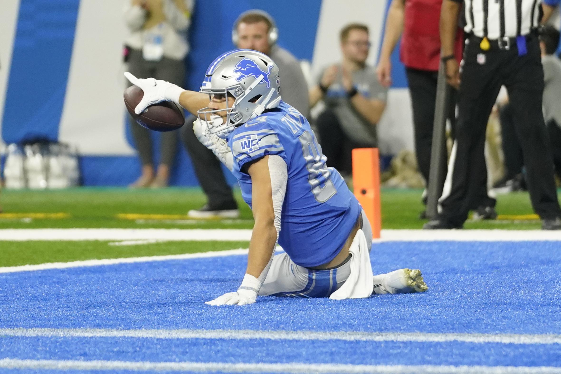 Lions activate Zylstra brothers; TE Shane catches TD in win AP News