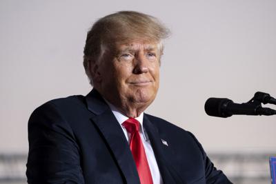 El expresidente estadounidense Donald Trump durante un mitin en Save America en Perry, Georgia, el 25 de septiembre de 2021. (Foto AP/Ben Gray, archivo)