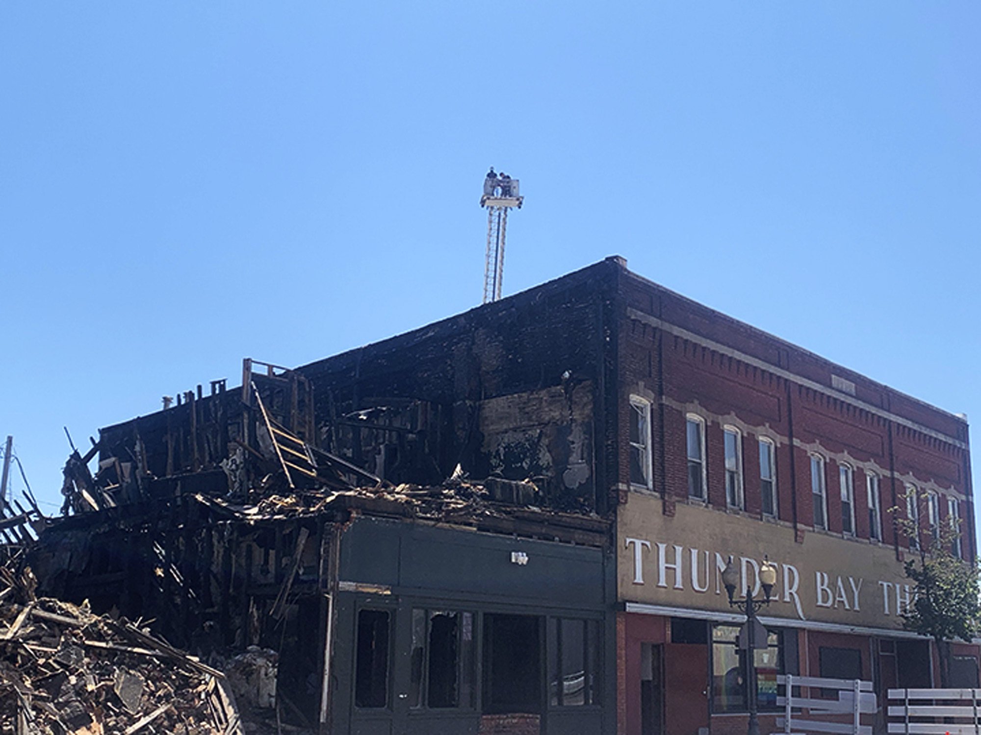 Alpena rallies to help man after fire strikes iconic saloon AP News