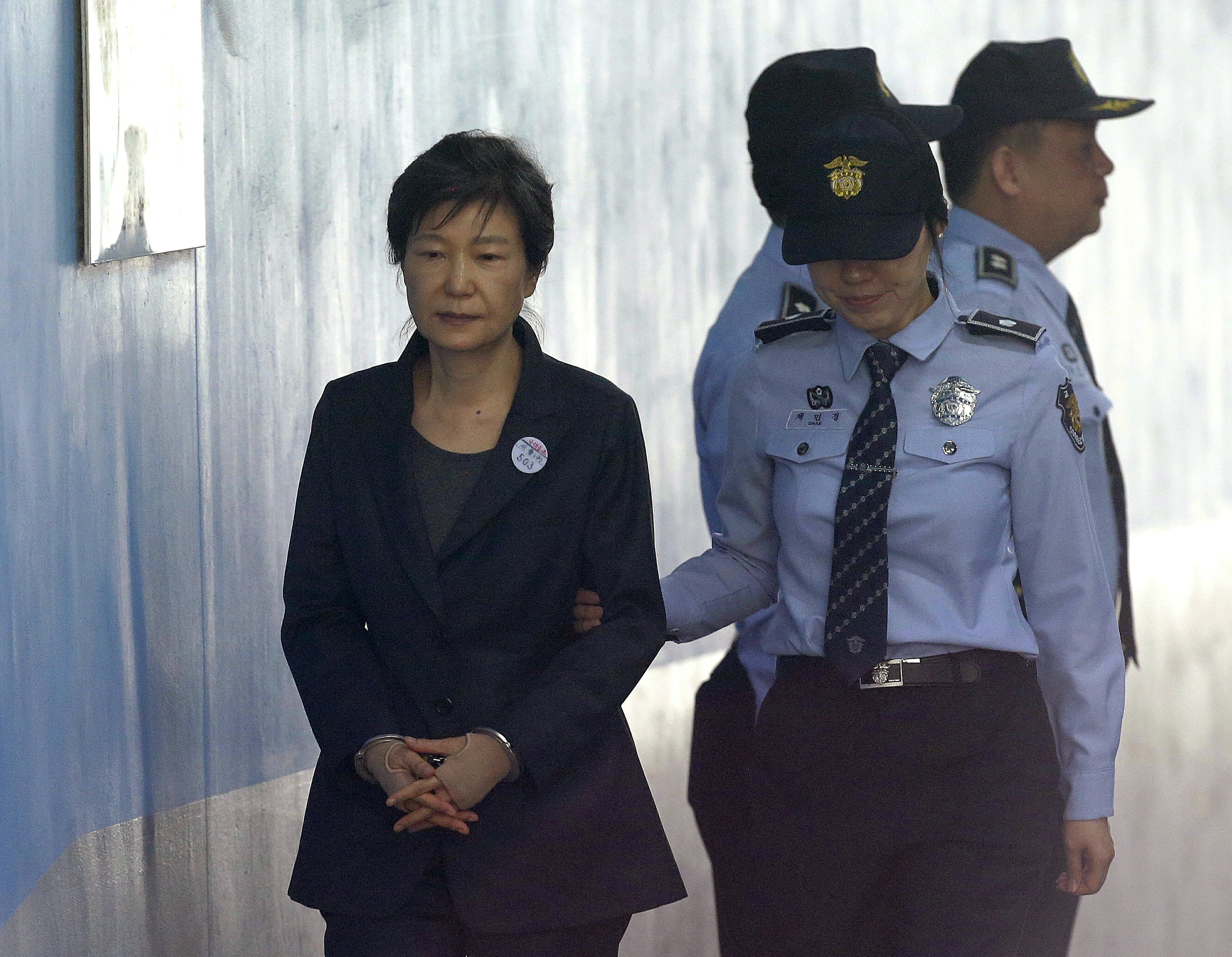 S. The Korean court upholds the prison sentence for former President Park