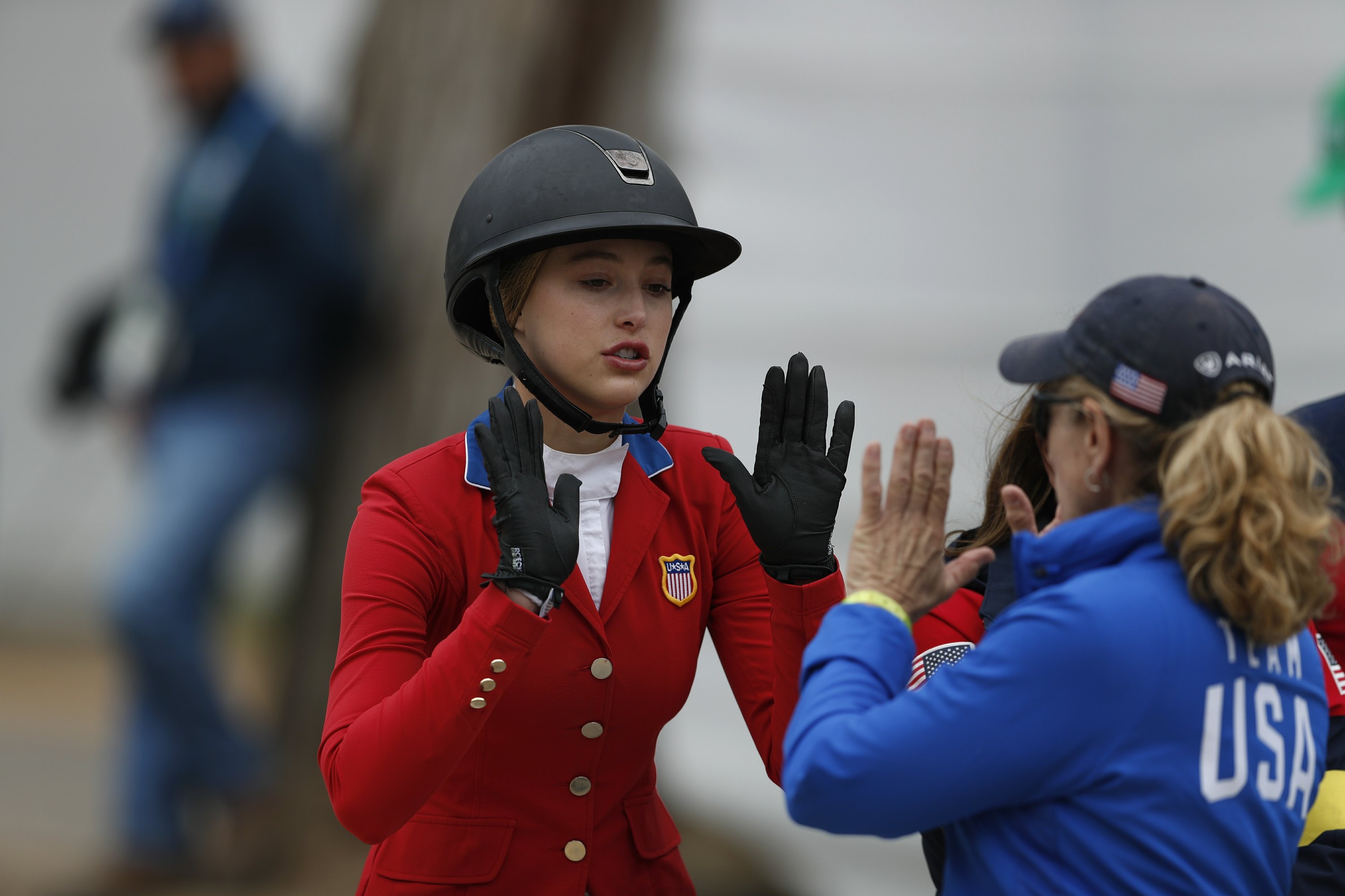 US equestrian Eve Jobs makes jumping debut at Pan Am Games AP News