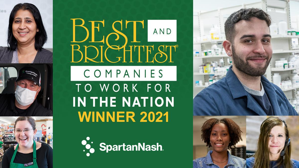 SpartanNash Named 2021 Best and Brightest Companies to Work For® in the