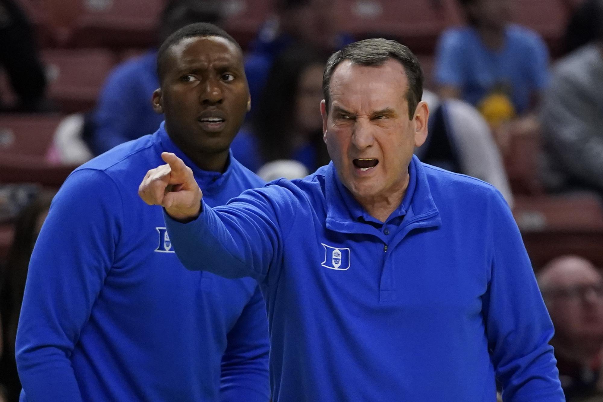 NCAAs Day 2: You're going to miss Coach K when he's gone | AP News