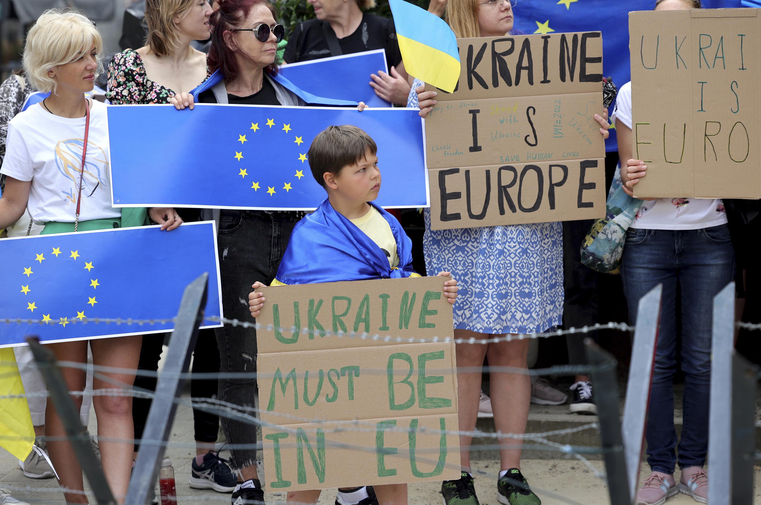 Die EU nominiert die Ukraine für die EU-Mitgliedschaft